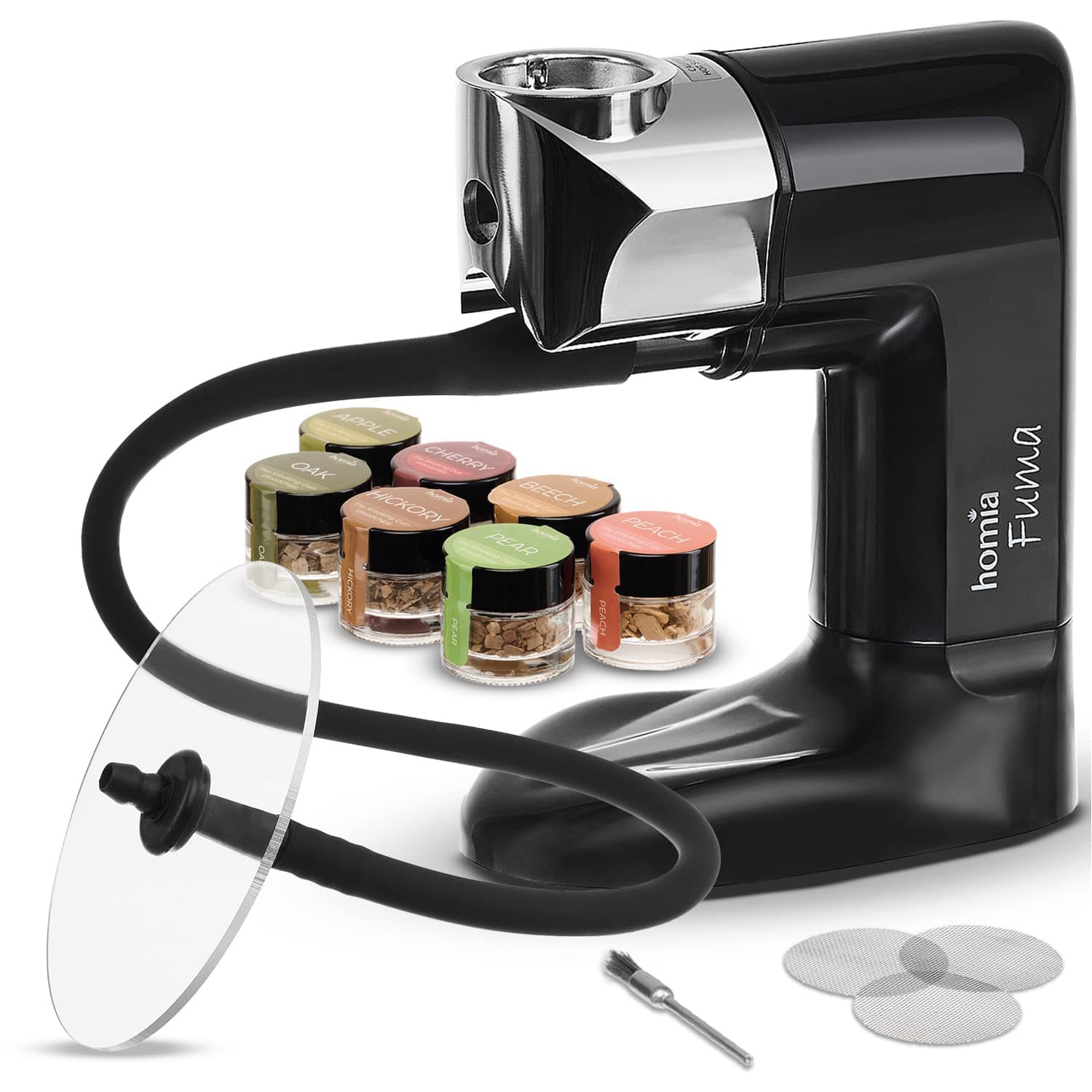 homia Smoking Gun Wood Smoke Infuser Black