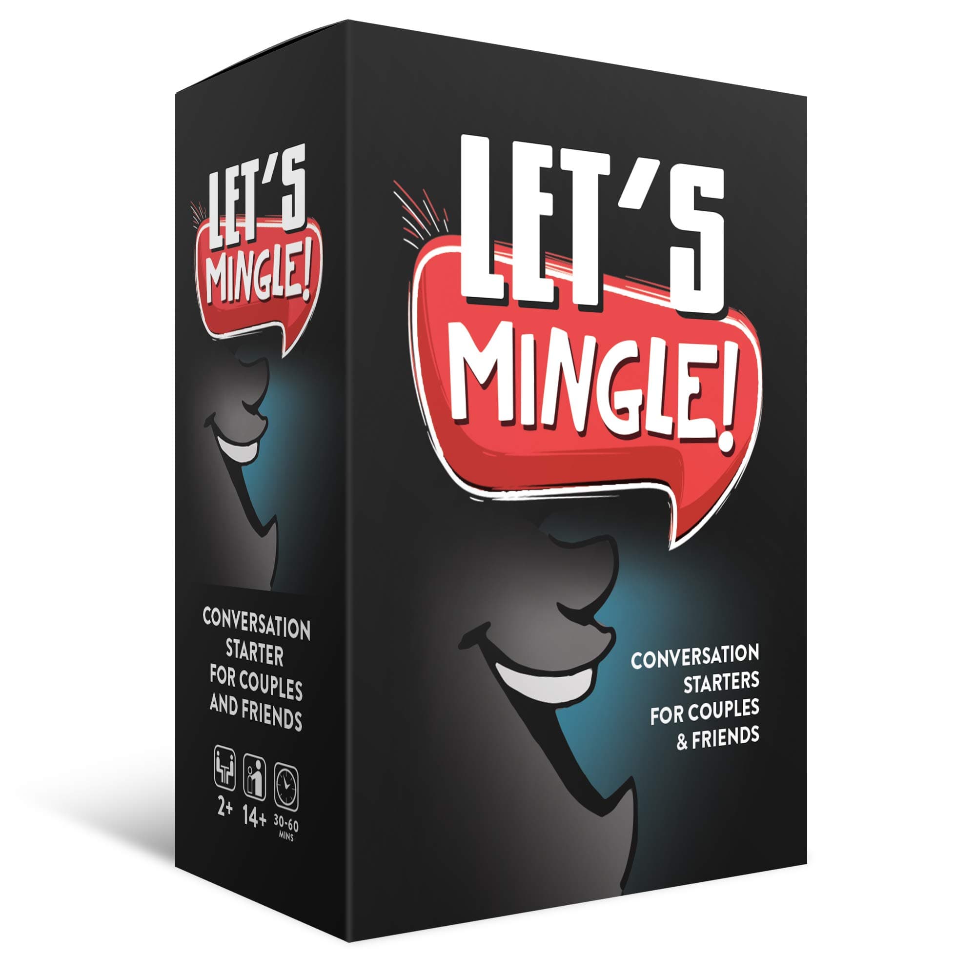 Couples Gifts Conversation Starters for Couples and Friends and Married Couples - (Let's Mingle) 110 Fun & Interesting for Him & Her - Fun Question Cards Couple Games - Date Night