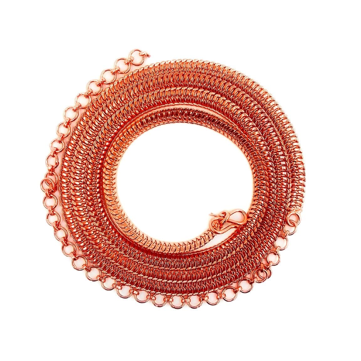 SHINDE EXPORTS traditional copper chain vaddanam waist belt kamar jewellery kamarband for women wedding saree kamarbandh kamarpatta