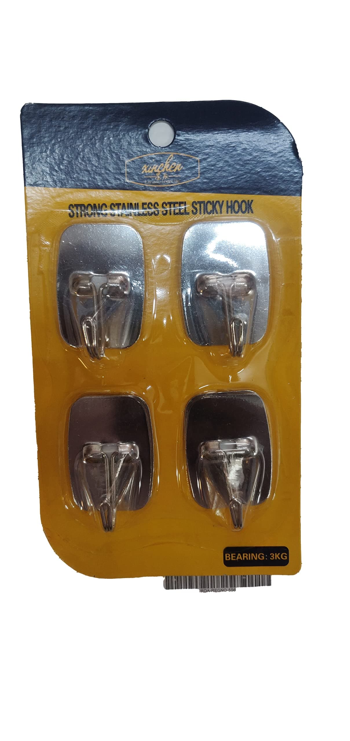 Pink Delight Adhesive Hooks Heavy Duty Wall Hooks Stainless Steel Waterproof Hooks for Hanging Robe Coat Towel Kitchen Utensils Keys Bags | 8 Packs