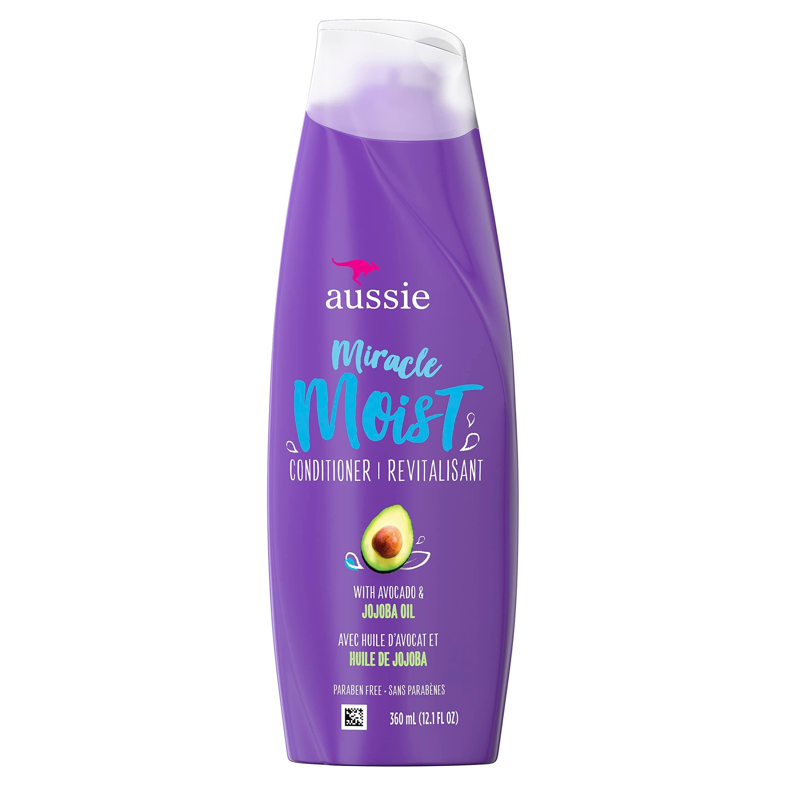 Paraben-Free Miracle Moist Conditioner w/Avocado & Jojoba Oil For Dry Hair, 12.1 fl oz
