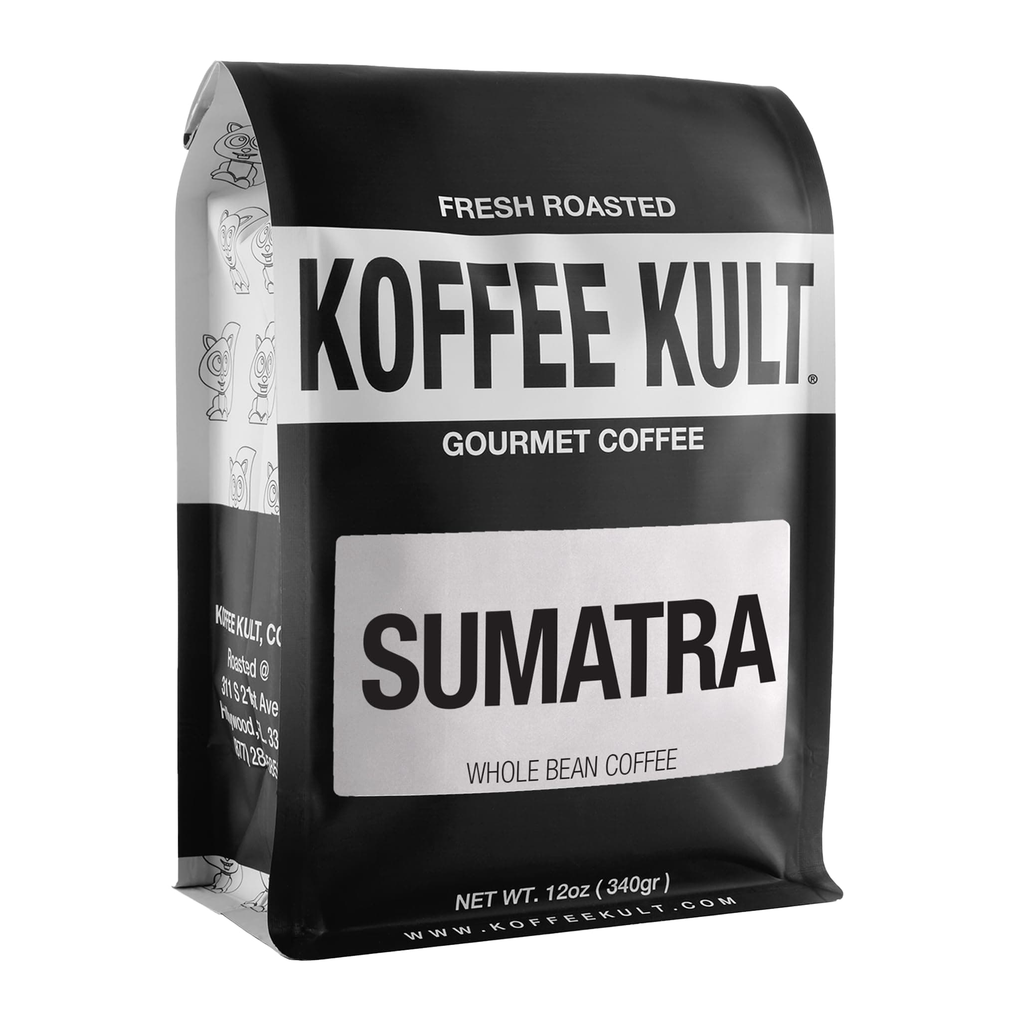 Sumatra Coffee Beans Dark Roast - Indonesian Fresh Roasted Coffee Beans (Whole Bean, 12oz)