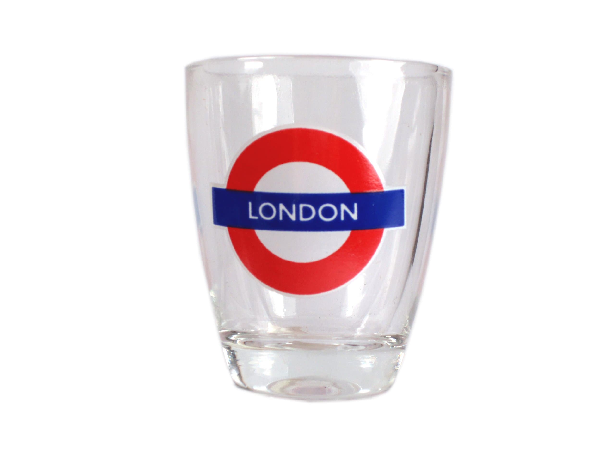 Shot Glass - London Underground "London" Roundel Print, Transport for London ...