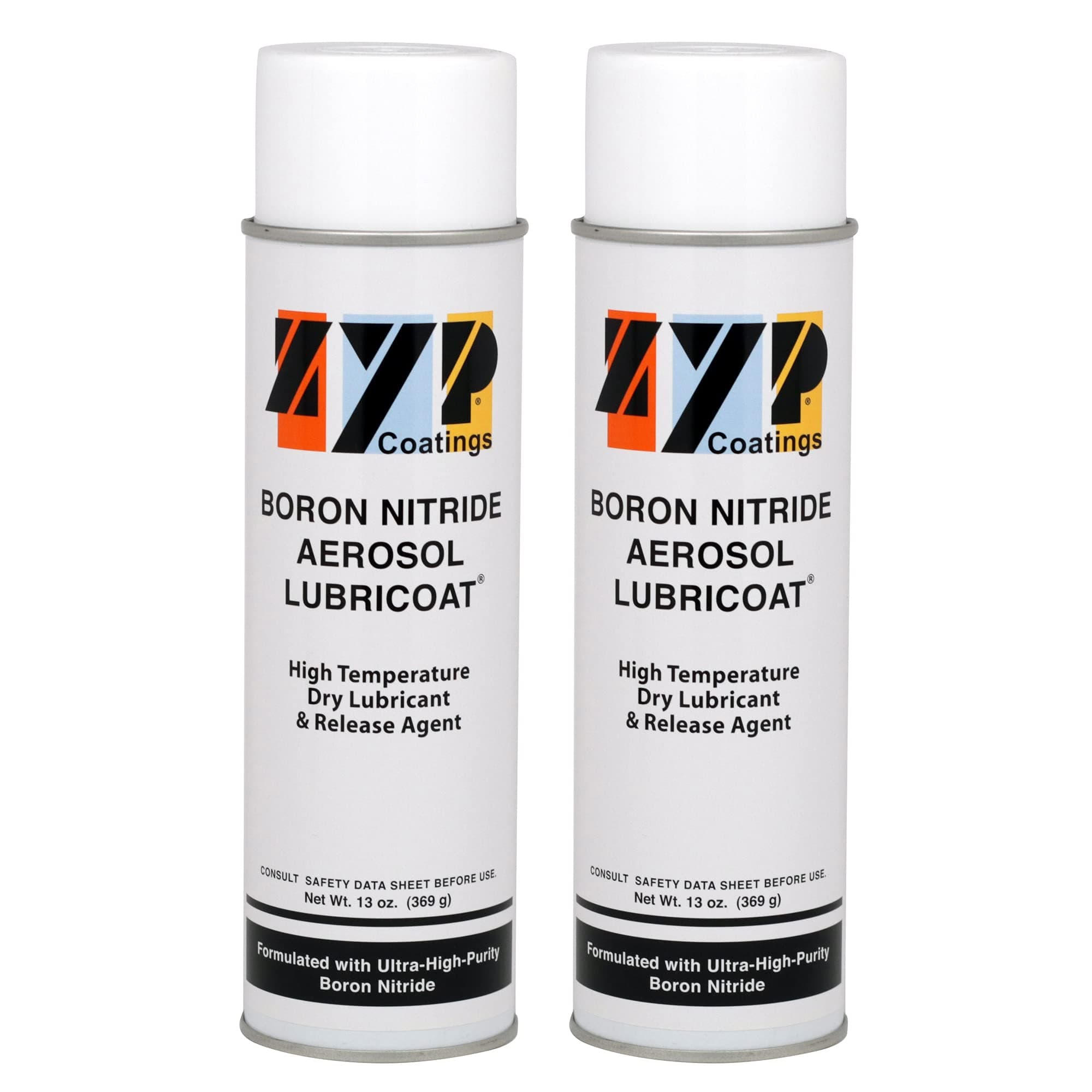 ZYP Coatings Boron Nitride Aerosol Lubricoat (Glass Mold Release) / 2 Pack