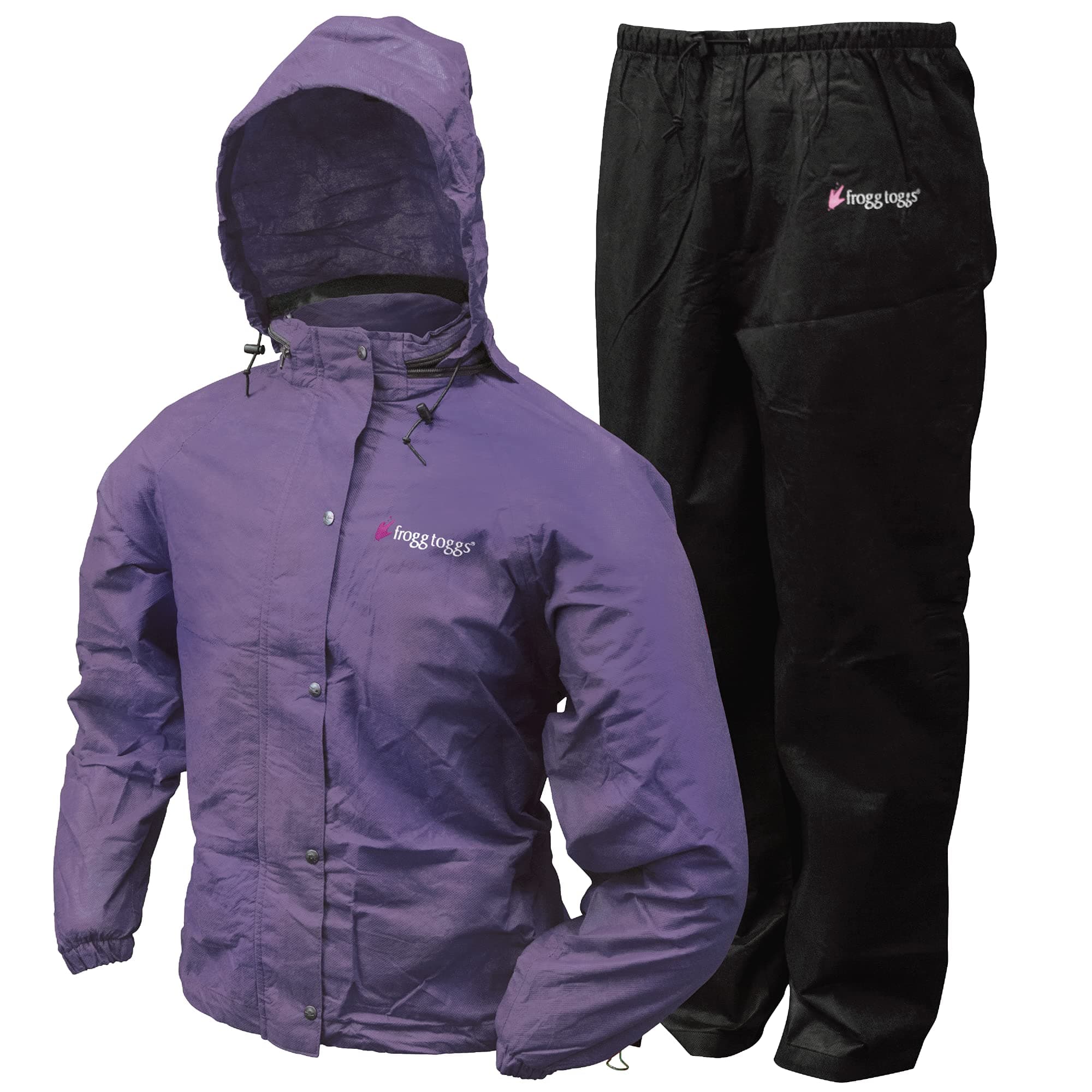 FROGG TOGGSWomen's Classic All Purpose Waterproof Breathable Rain Suit Raincoat (Pack of 2)