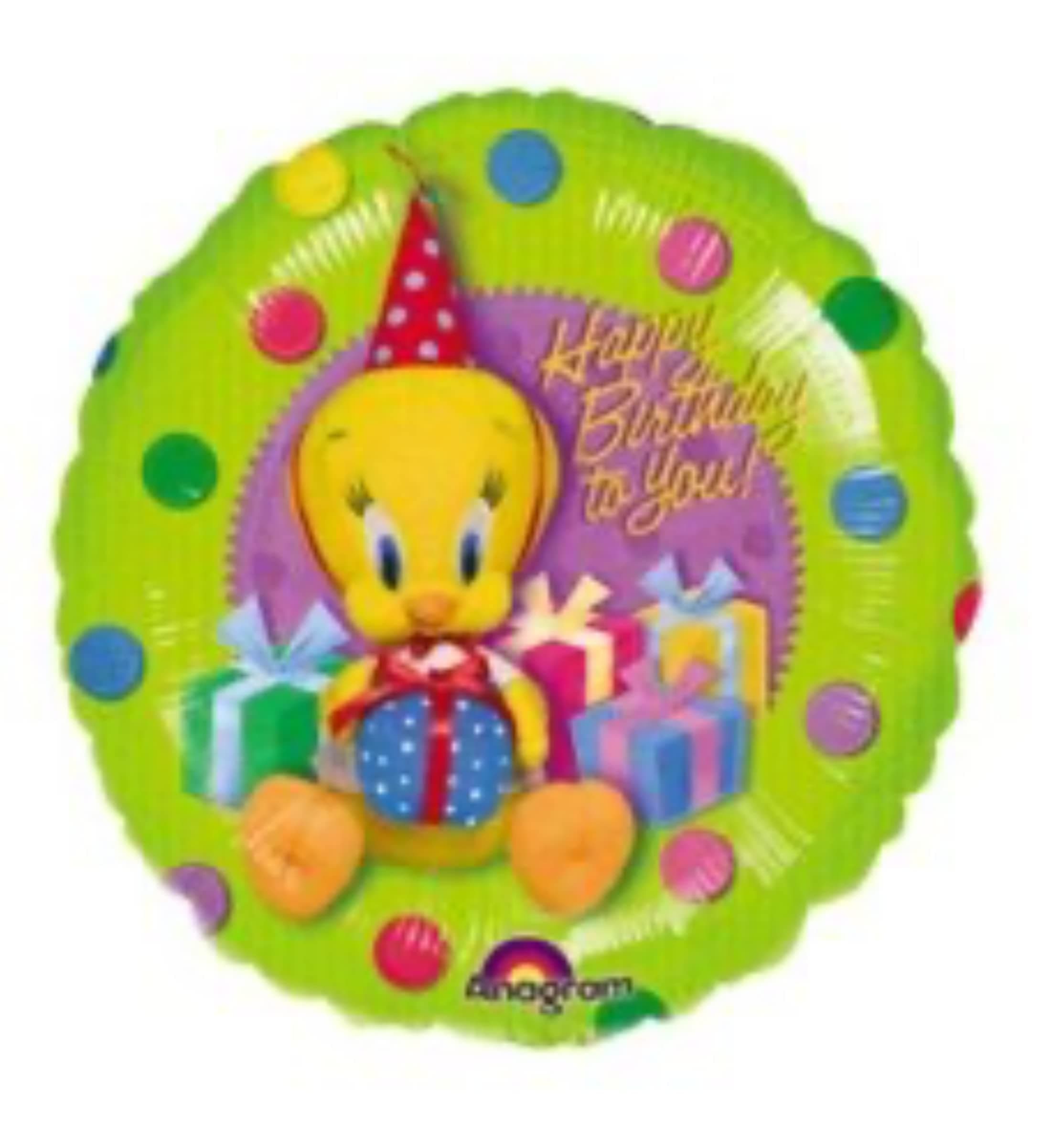 Tweety "Happy Birthday to You!" 18" Mylar Balloon