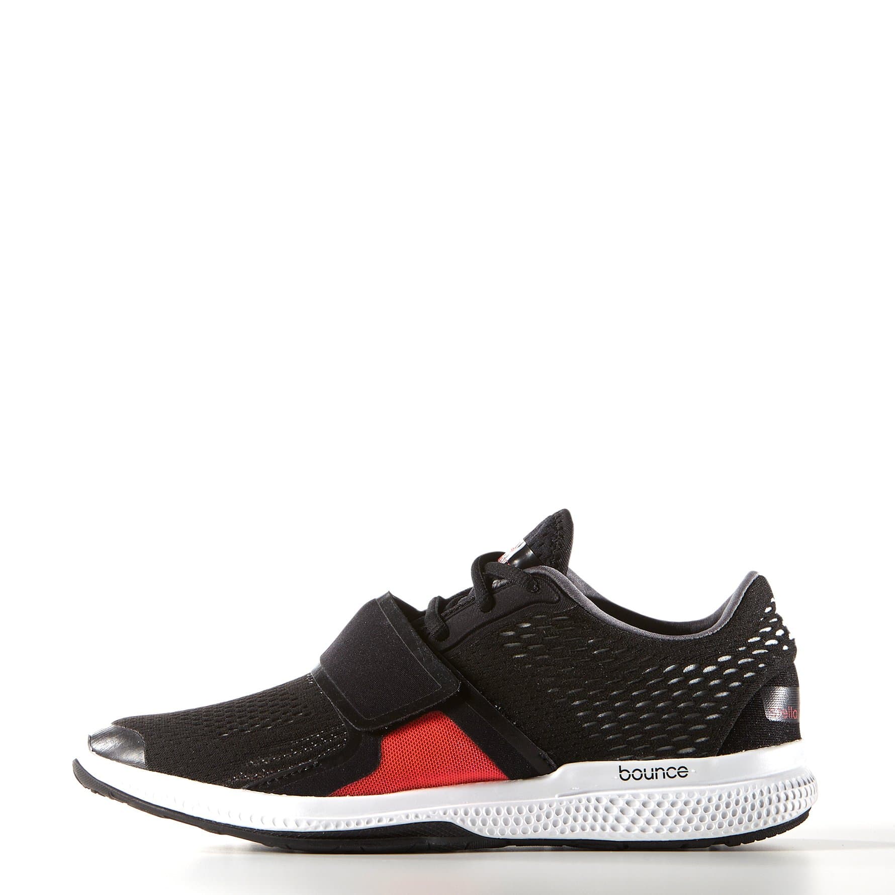 adidas by Stella McCartney Women's Bounce, Black/White/Turbo, 8 M