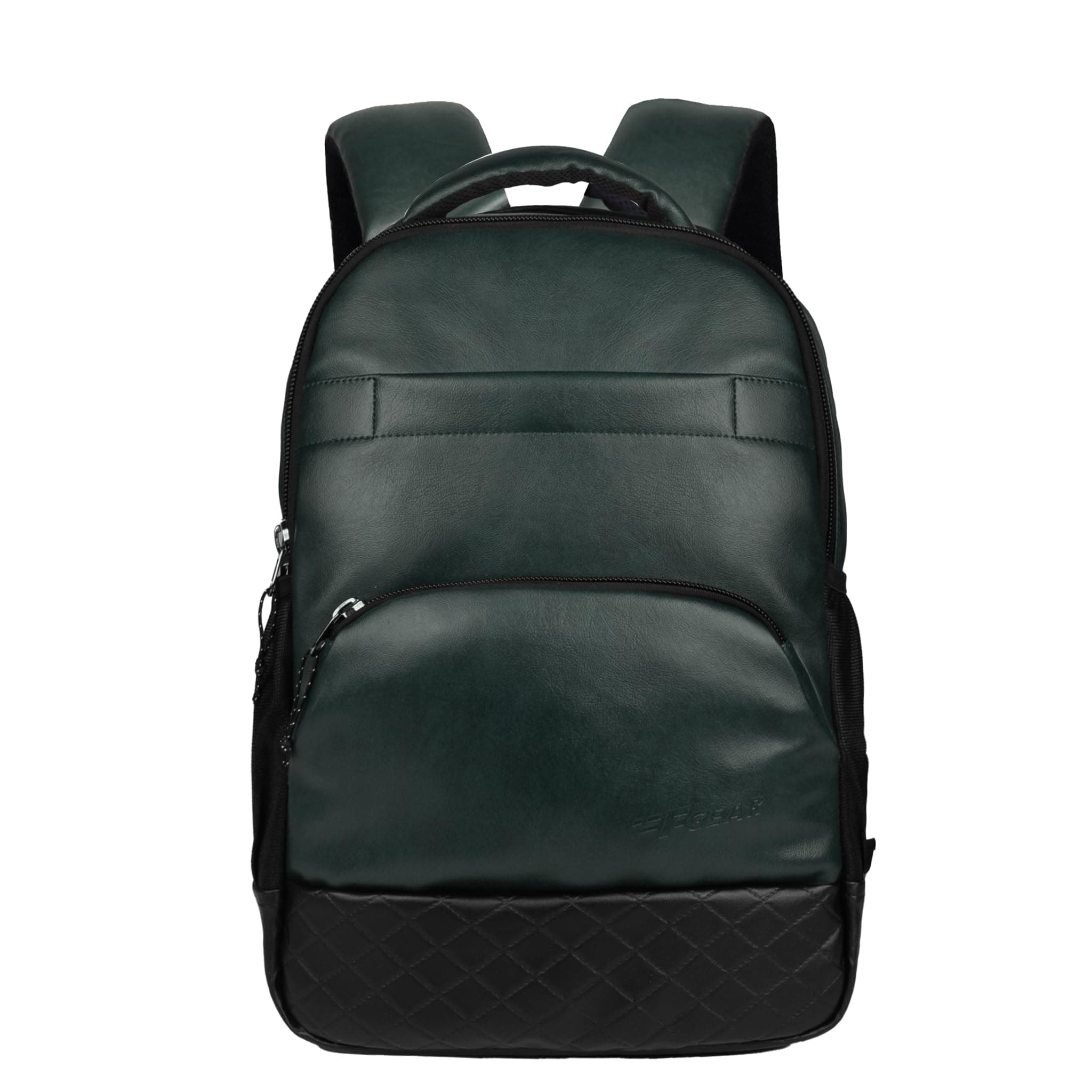 F Gear Luxur 25L Medium Laptop backpack Fits upto 17" Laptop Faux Leather Water resistant lightweight, Gifts for Men Women Boys Girls Adults, College/School/Office/Travel Bag