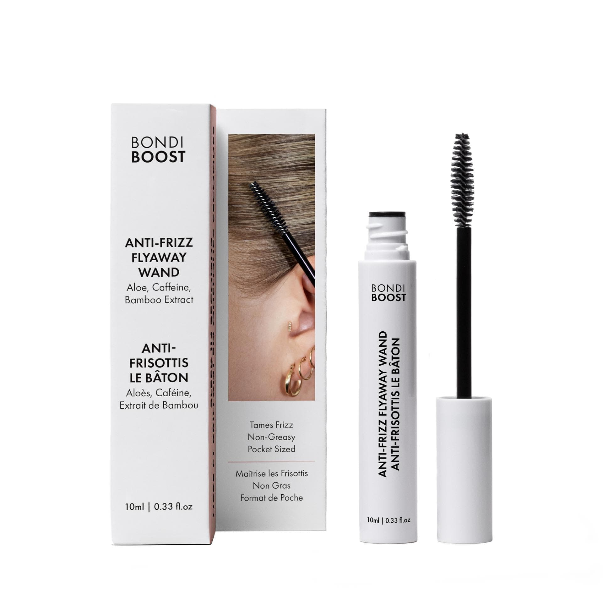 Anti Frizz Flyaway Wand Hair Finishing Stick, Hair Tamer for Flyaways, Slick Back Stick