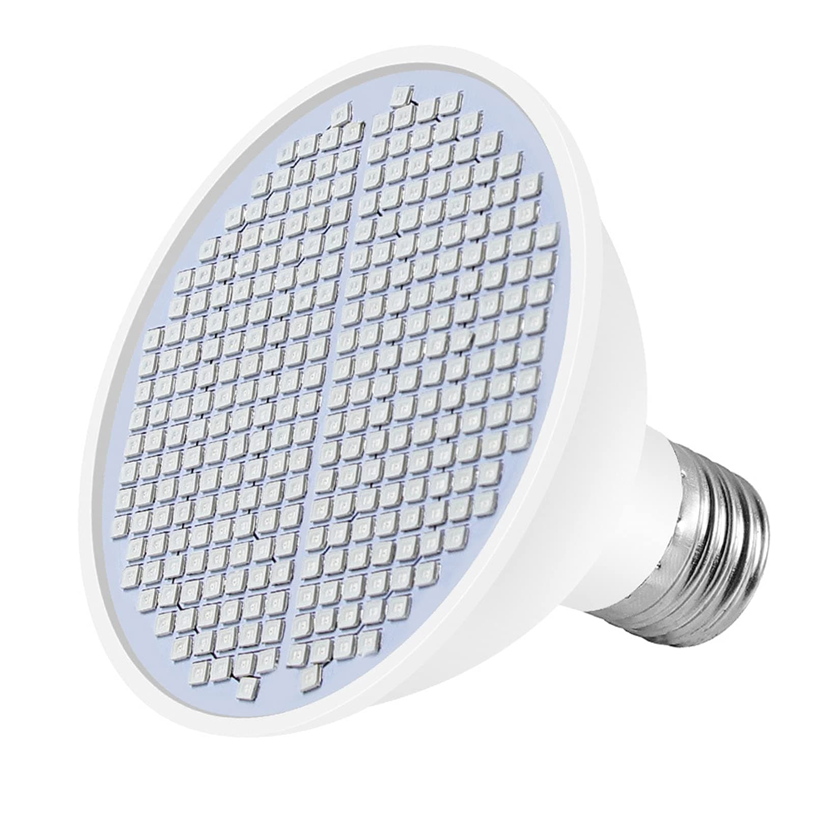 Morelian LED Grow Light Bulb for Indoor Plants Red & Blue Spectrum 300 LEDs Plant Light Bulbs E27 Growing Lamp for Seedlings Hydroponic Succulent Flowers Veg Greenhouse