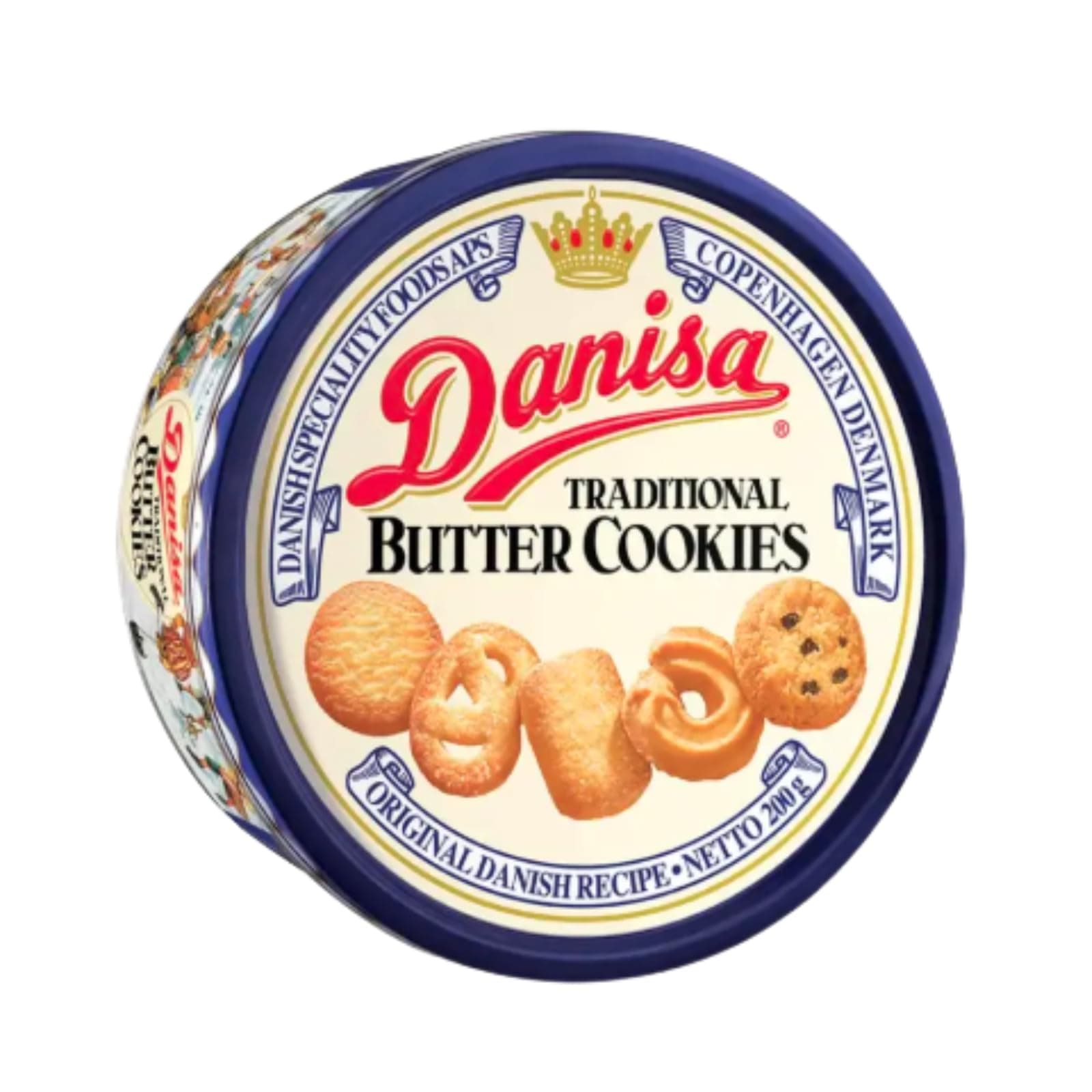 Mayora Danisa Butter Cookies 200g – Authentic Danish Recipe, Premium Tin, Buttery & Crispy Biscuits, Perfect for Tea Time