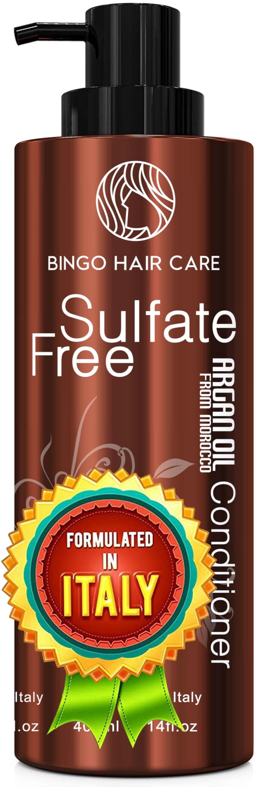 Moroccan Argan Oil Conditioner Sulfate Free - Best for Damaged, Dry, Curly or Frizzy - Thickening for Fine/Thin, Safe for Color-Treated, Keratin Treated, Professional Line