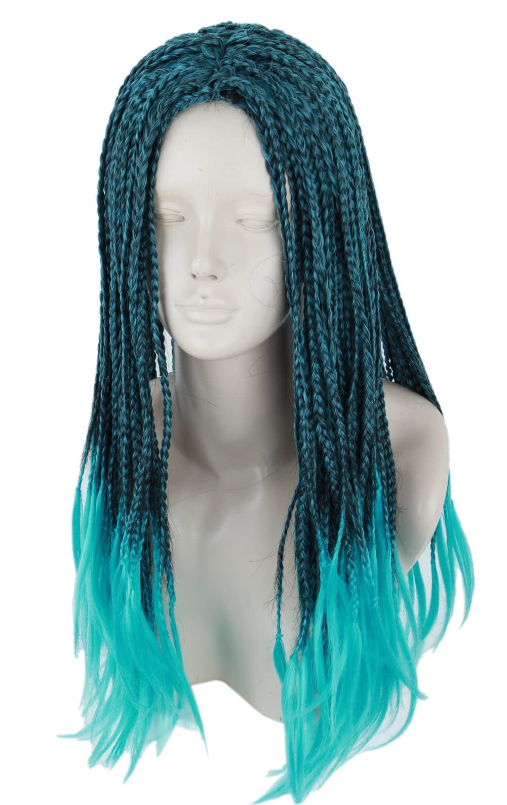 Topcosplay Women's Green Wig Long Halloween Cosplay Costume Wig (Green)