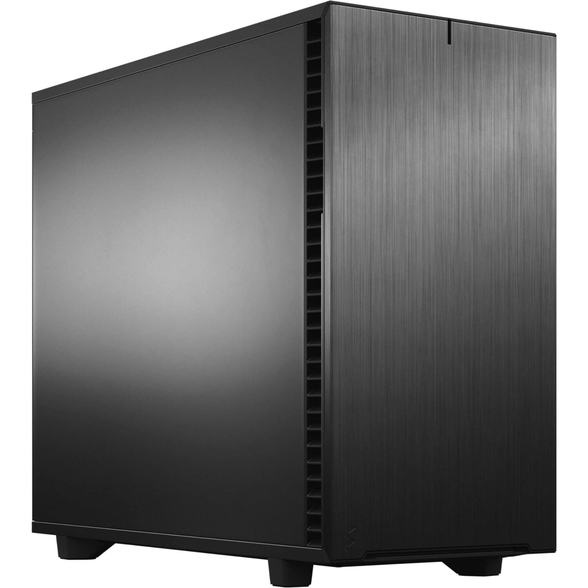 - Define 7 Black Solid E-ATX Mid-Tower Gaming Cabinet Case with Three Pre-Installed Dynamic X2 GP-14 Fans and Anodized Aluminum Front Panel (FD-C-DEF7A-01)