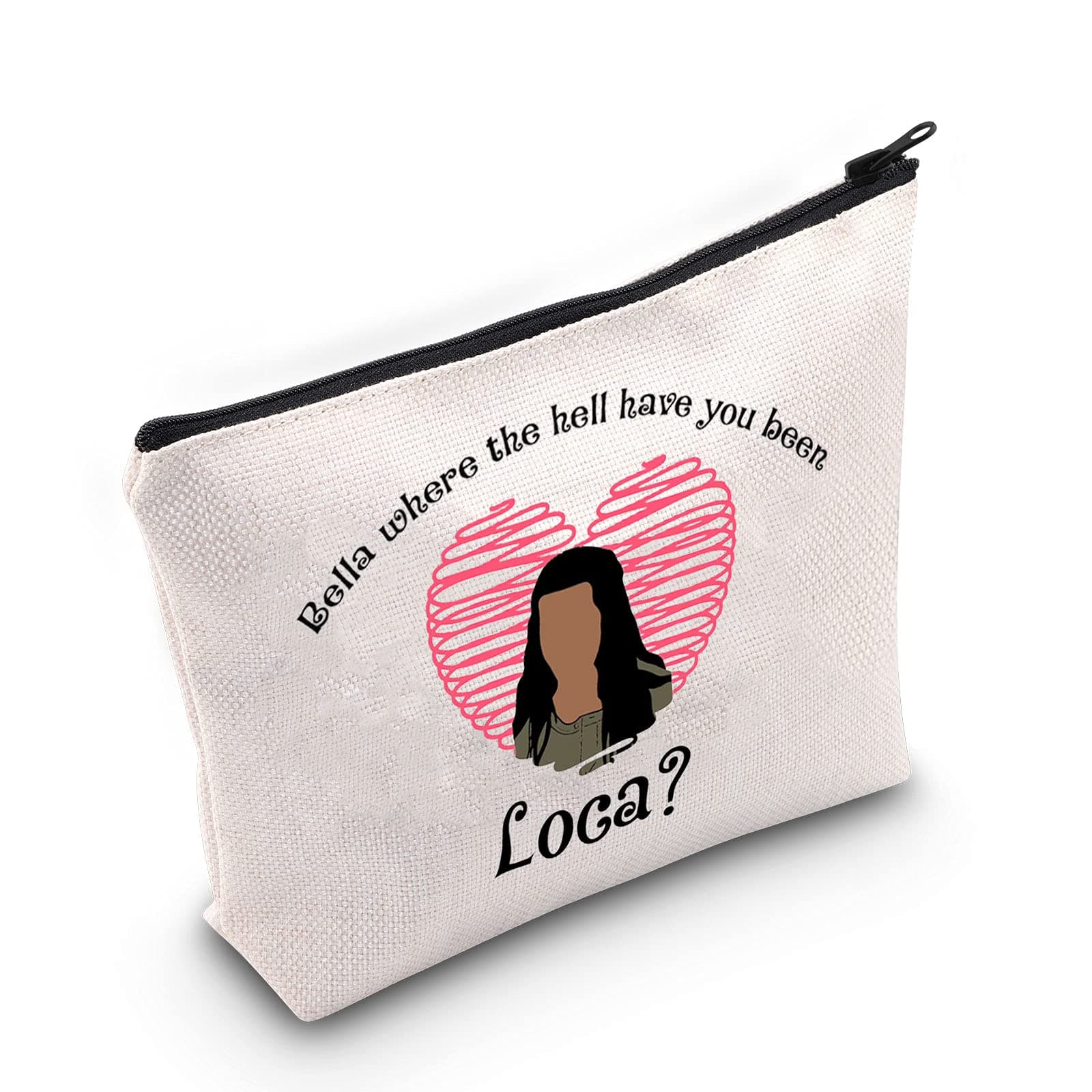 TOBGBEComedy Vampire TV Show Makeup Bag Where The Hell Have You Been Loca Twilight Gift TV Show Merchandise (where Loca)