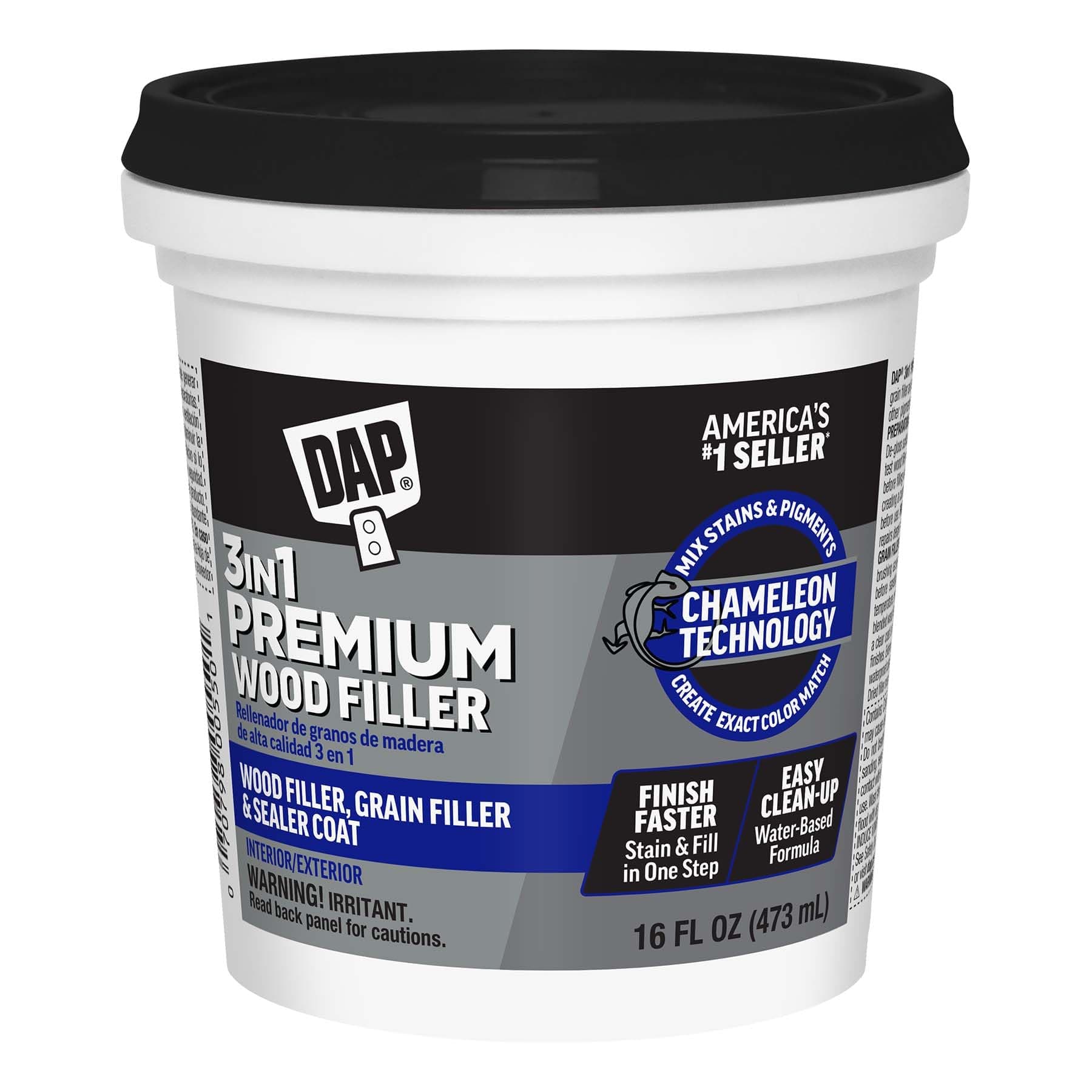 DAP Premium Wood Filler, White, 16 oz (7079800550)