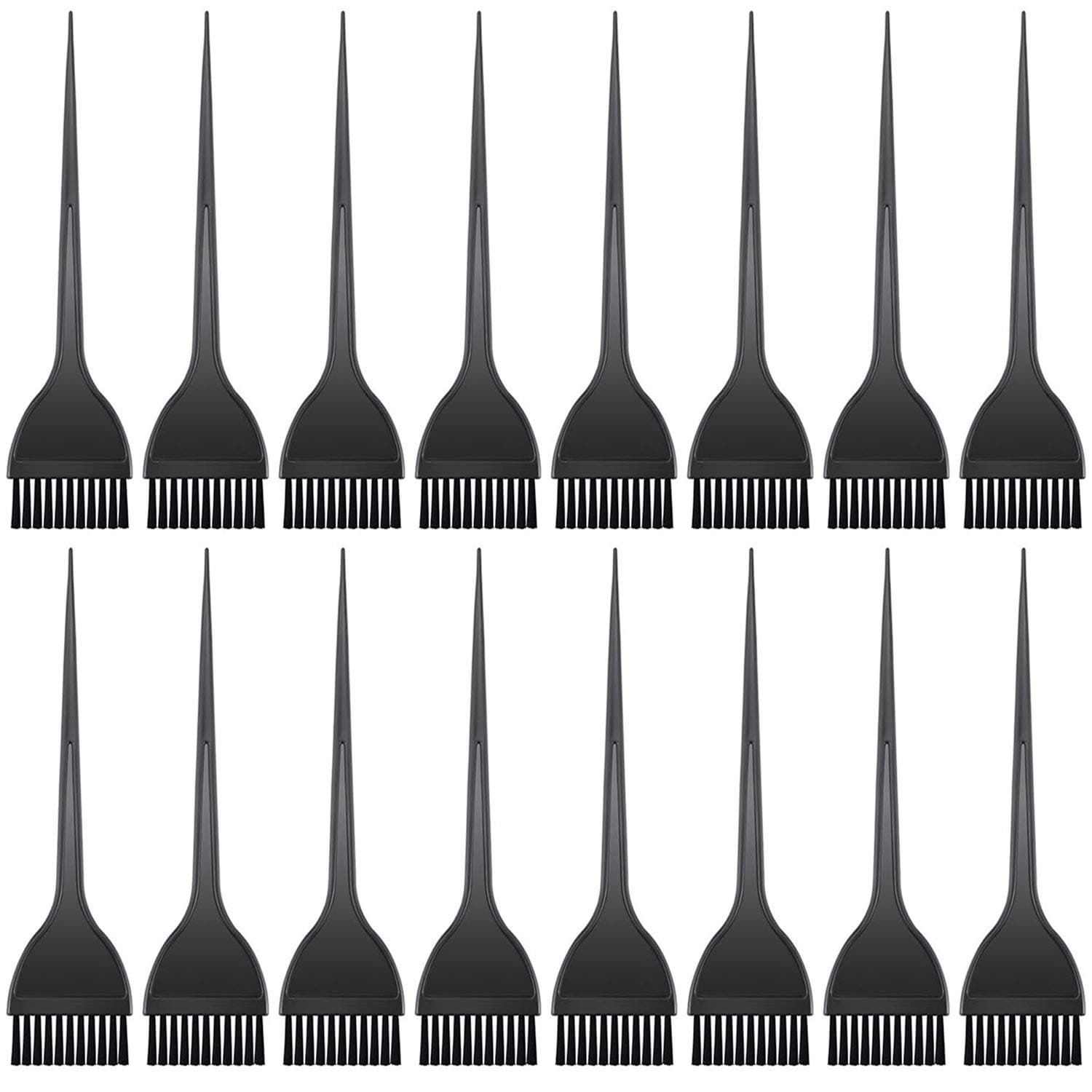 Hulless 16 Pcs Hair Dye Brushes Color Tint Applicator for Salon Use Home DIY Dyeing, Black