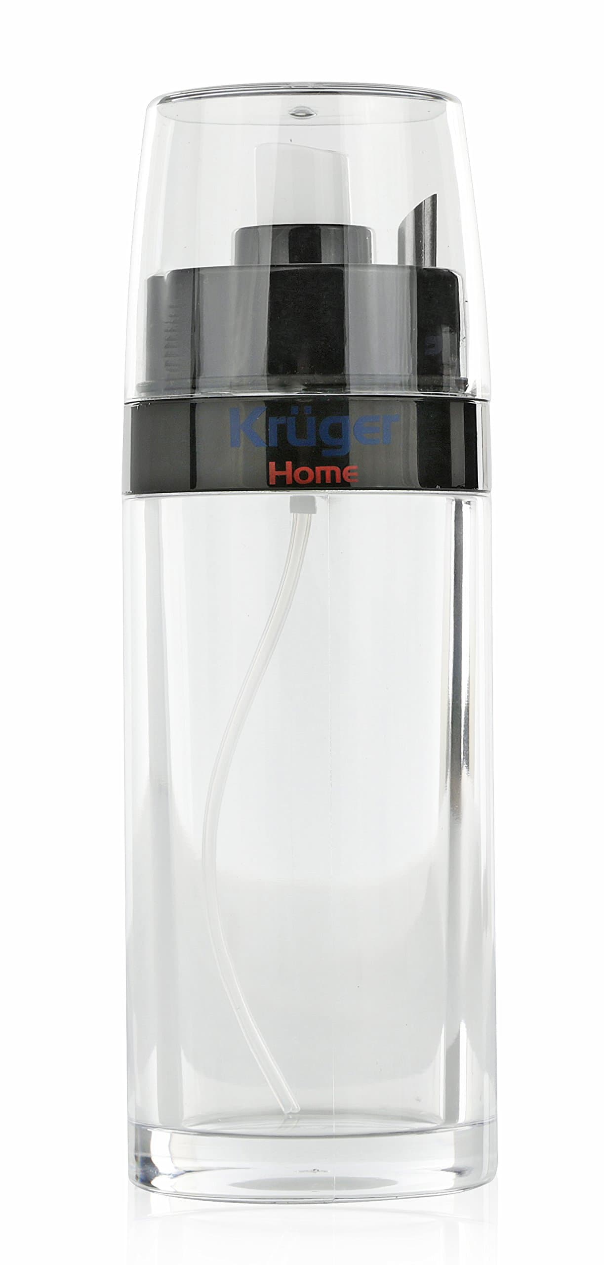 Vinegar Olive Oil Dispenser Sprayer - with Sprayer and Spout, Plastic Bottle Cruet with Cover, by Kruger Home