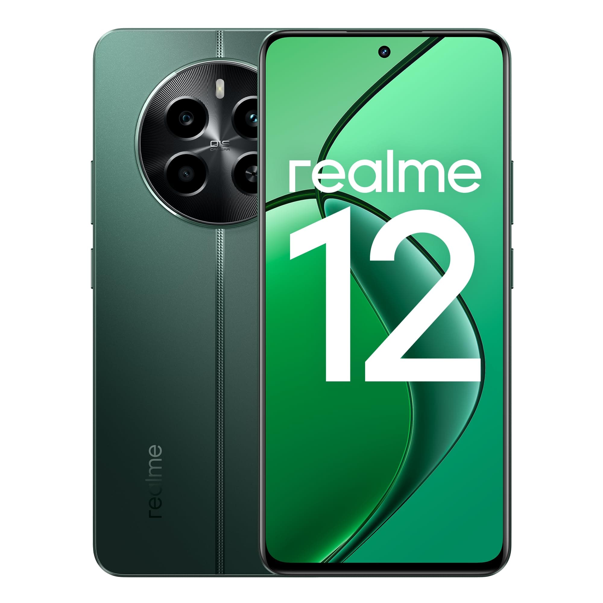 realme 12 Dual-SIM 256GB ROM + 8GB RAM (GSM Only | No CDMA) Factory Unlocked 4G/LTE Smartphone (Pioneer Green) - International Version