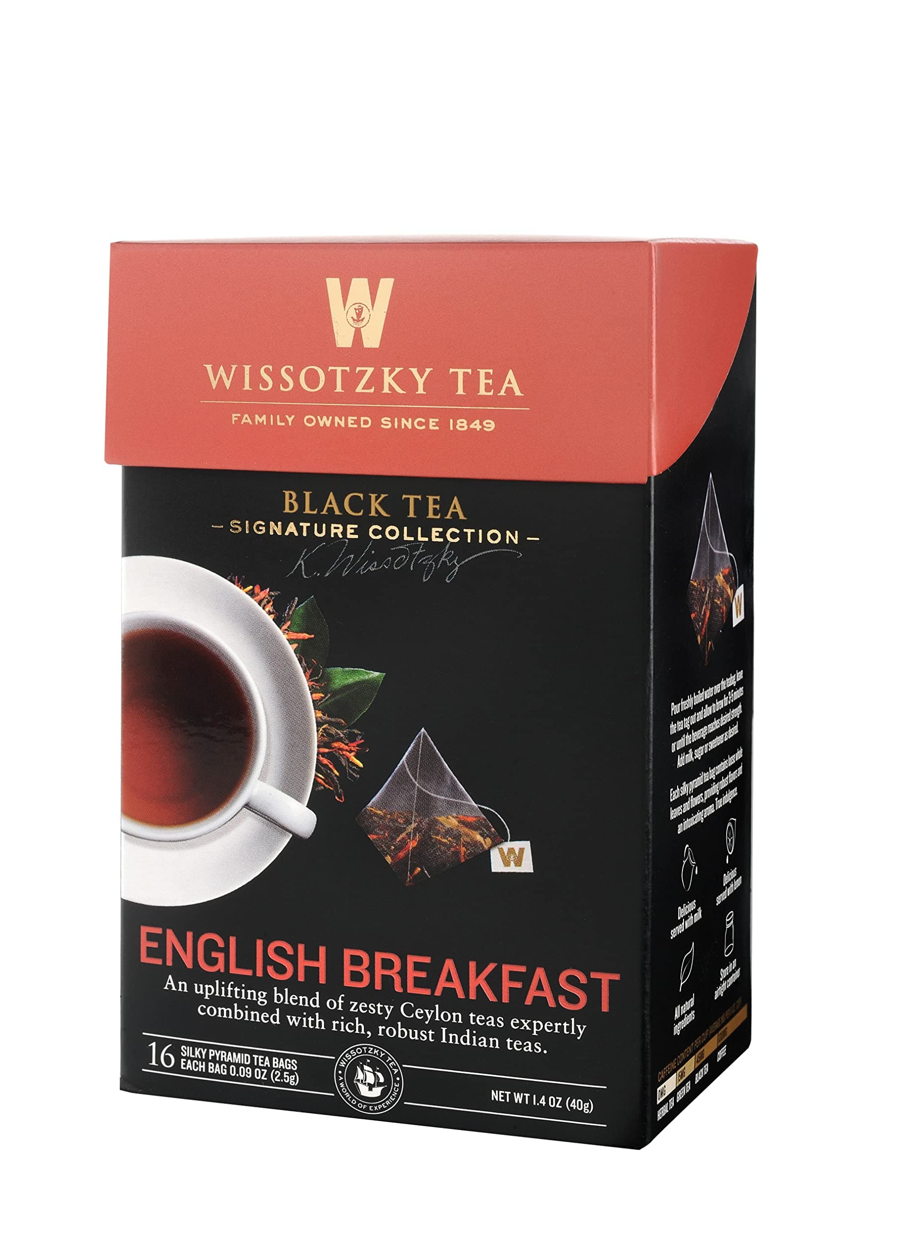 Tea Signature Collection English Breakfast Tea, 1.41 Ounce