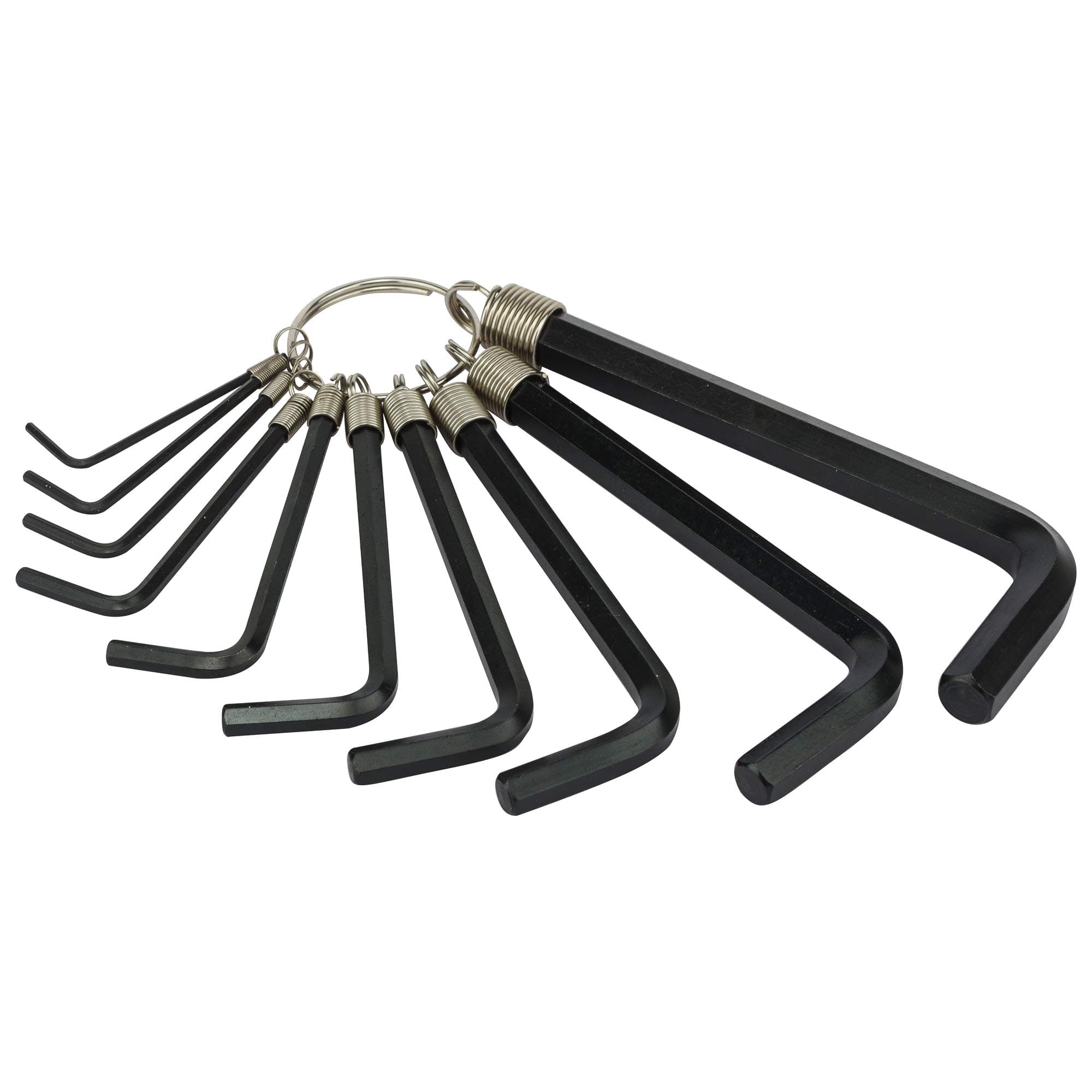69-230 10-Piece Key Ring Imperial Allen Hex Key Set (Black)