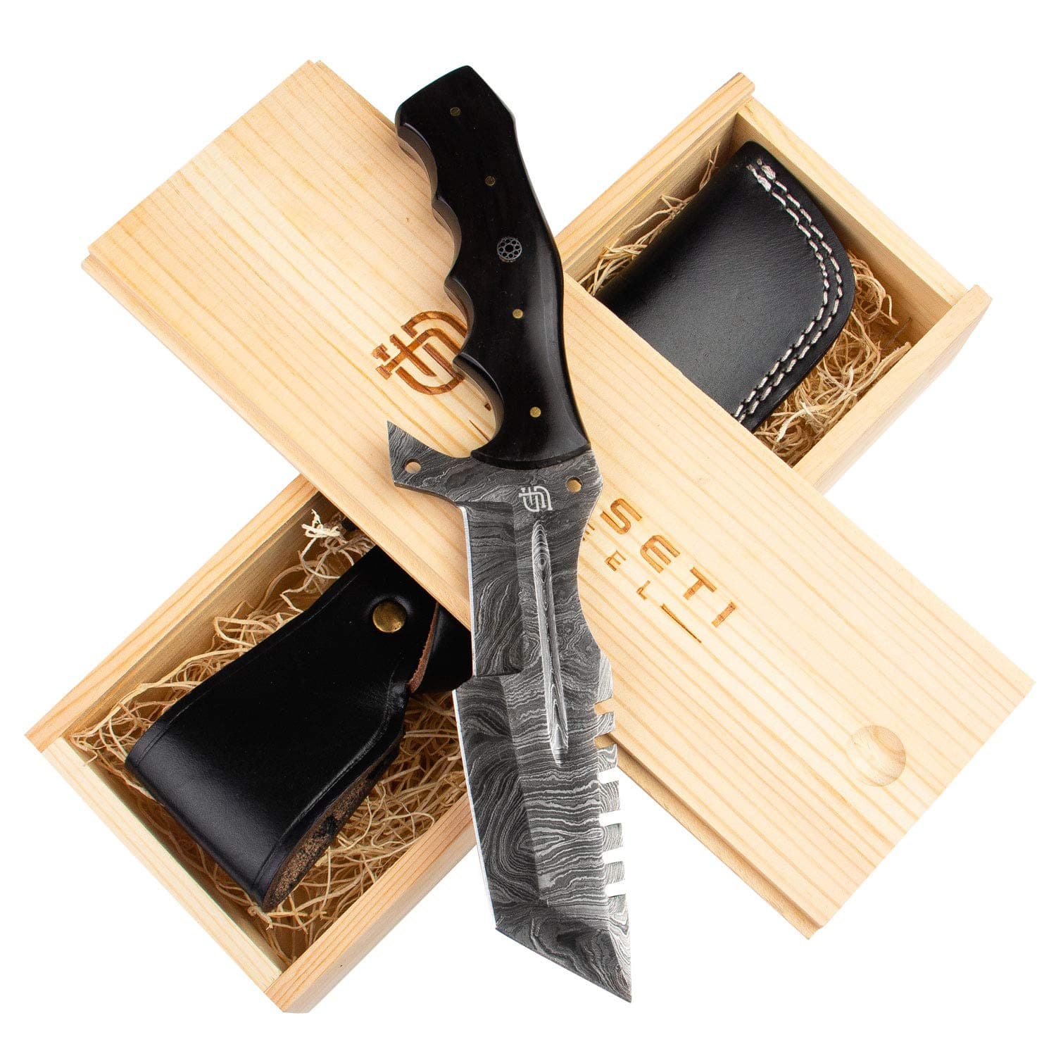 Kimura Damascus Steel Tanto Knife