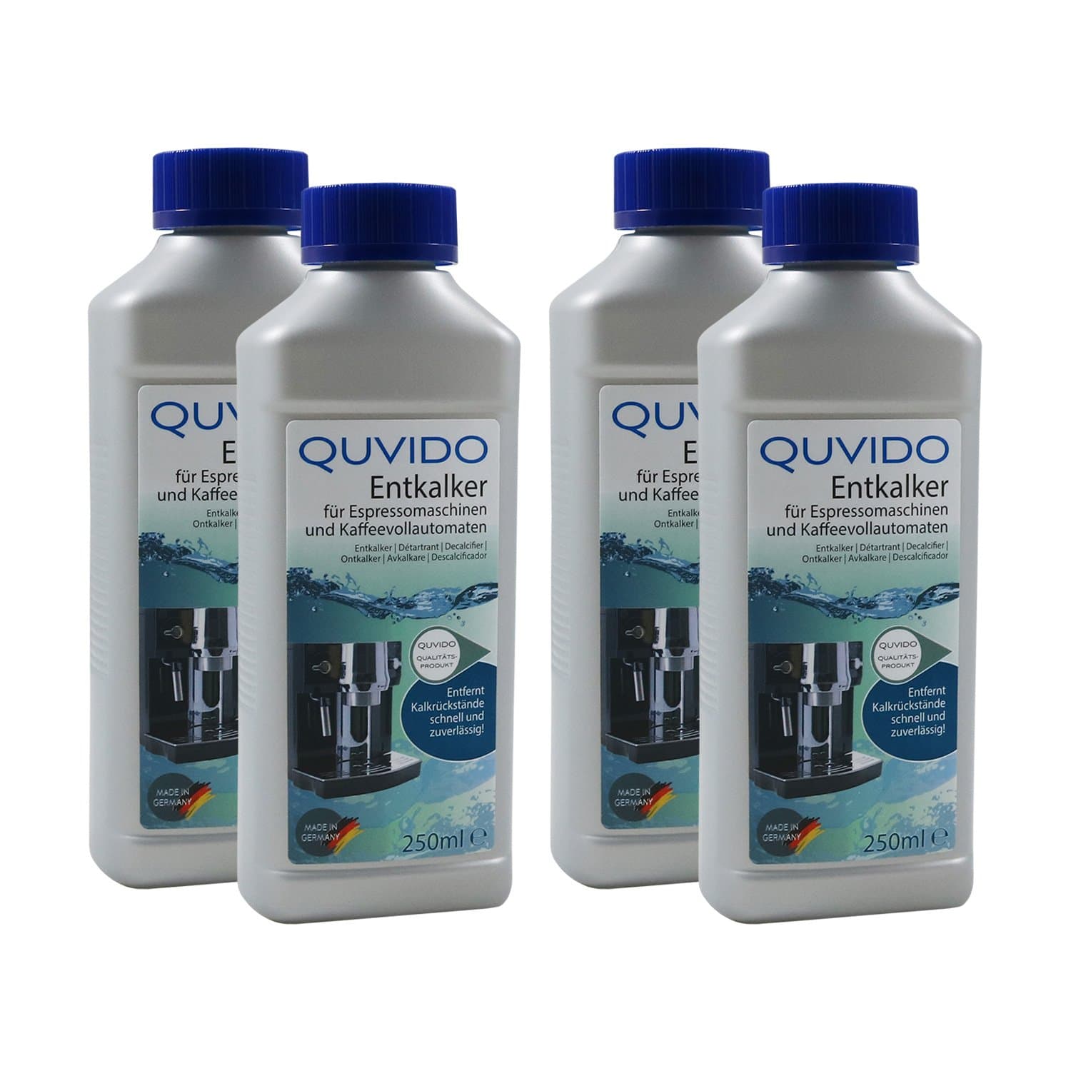 Descaler 250ml for Espresso and Coffee Machines (4 x 250 ml)
