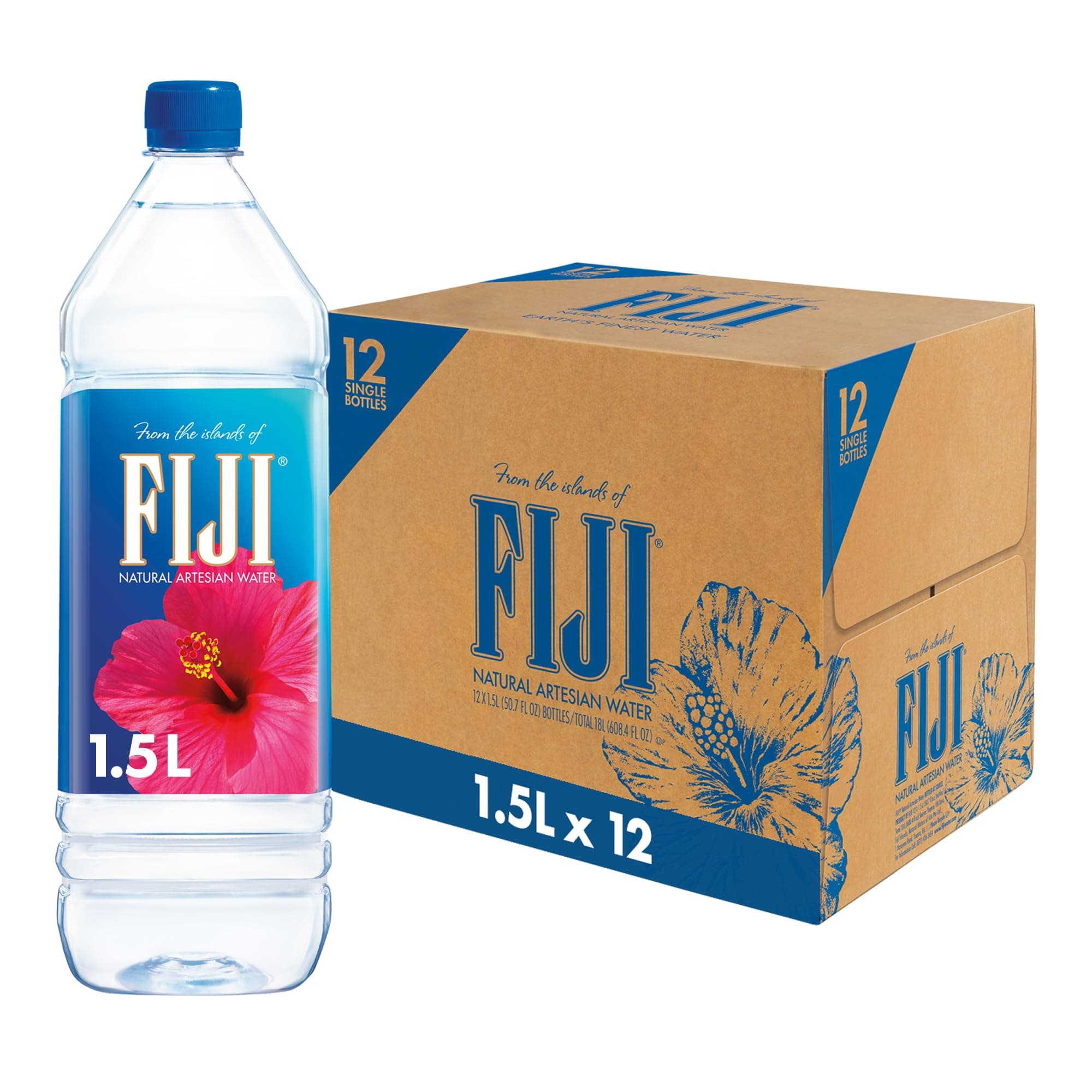 Fiji Water Artesian Water 1.5Ltr (Pack of 12)