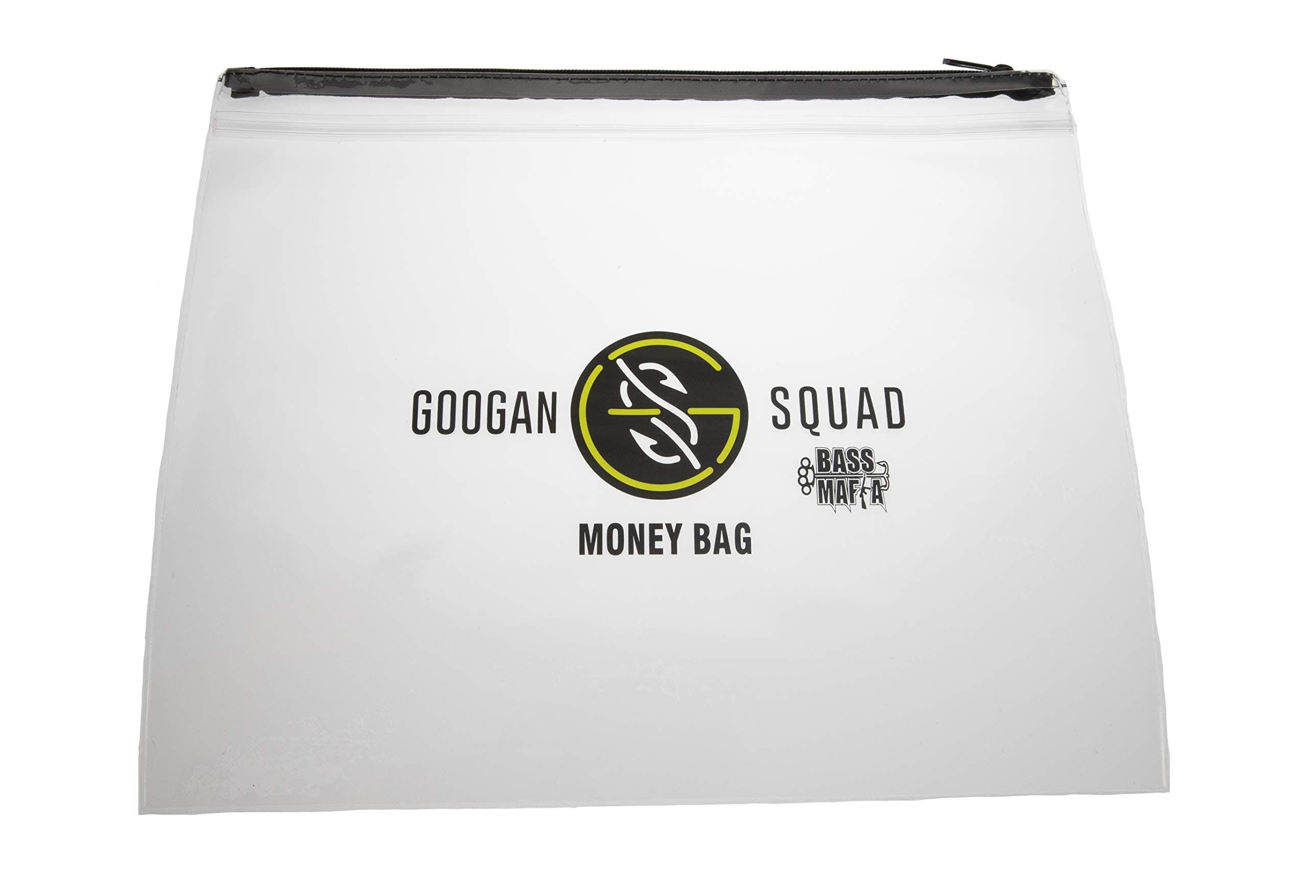 Googan Squad Money Bag | Bass Mafia Heavy-Duty Waterproof Bag for Bait, Phones & Cash | Holder for Items While Fishing | Full Top Zipper | 13x16