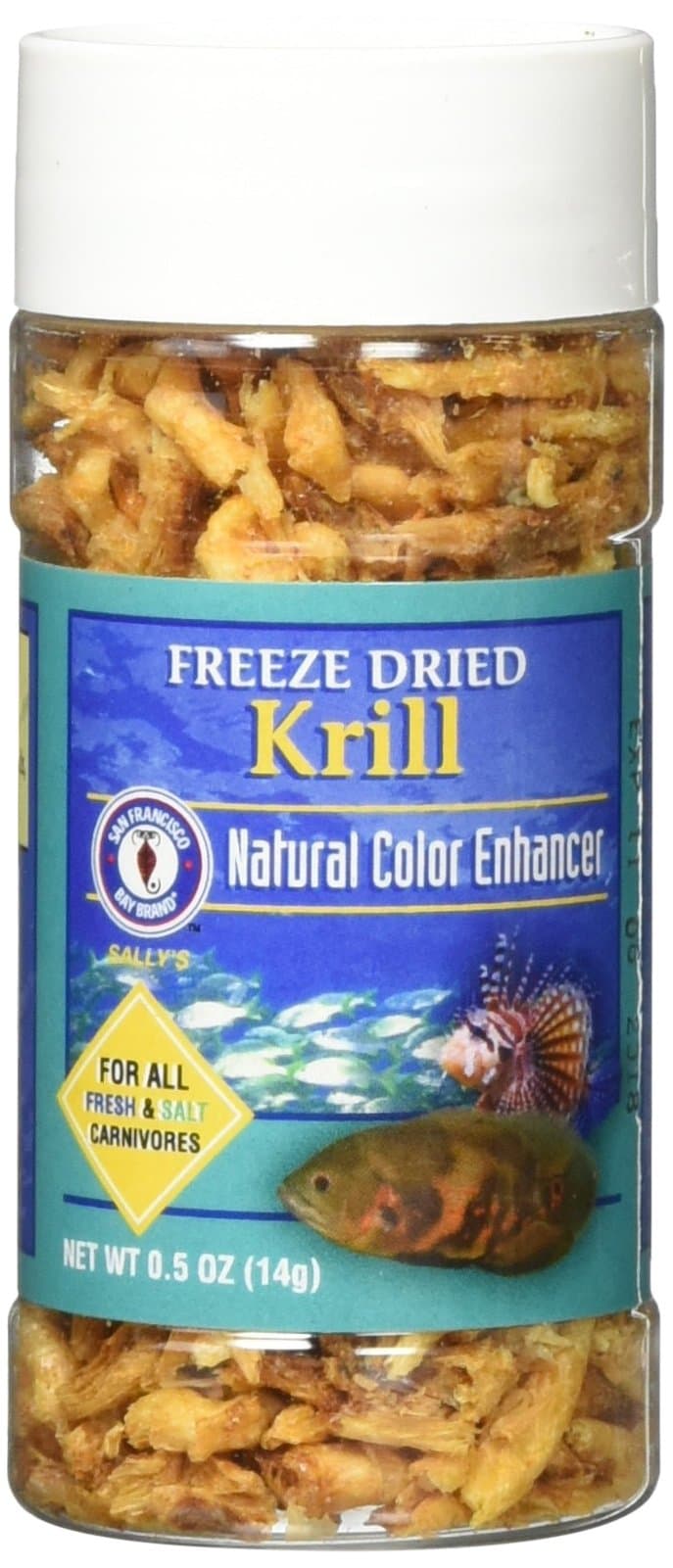 Asf71305 Freeze Dried Krill For Fresh And Saltwater Carnivores, 14G