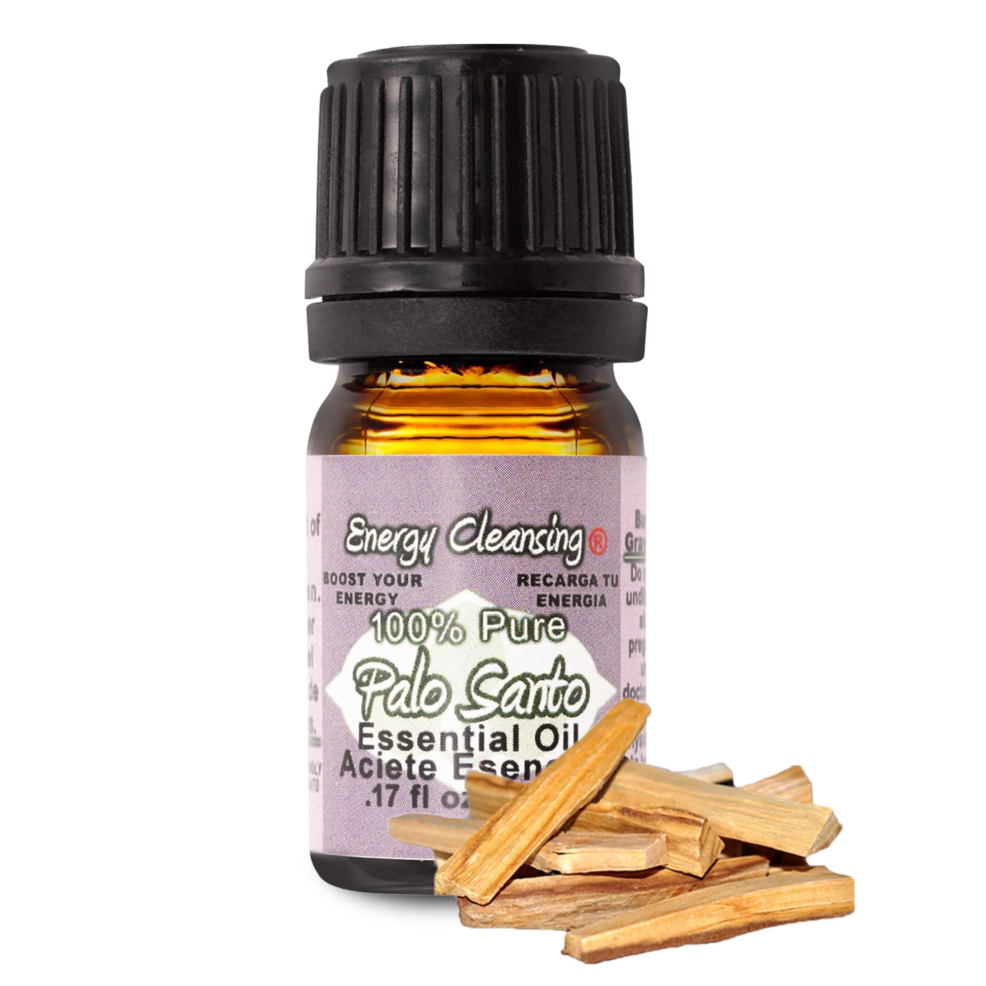 Palo Santo Essential Oil - 100% Pure - Sustainably Sourced - Highest Grade Aromatherapy Oil - 5ml (1/6oz)