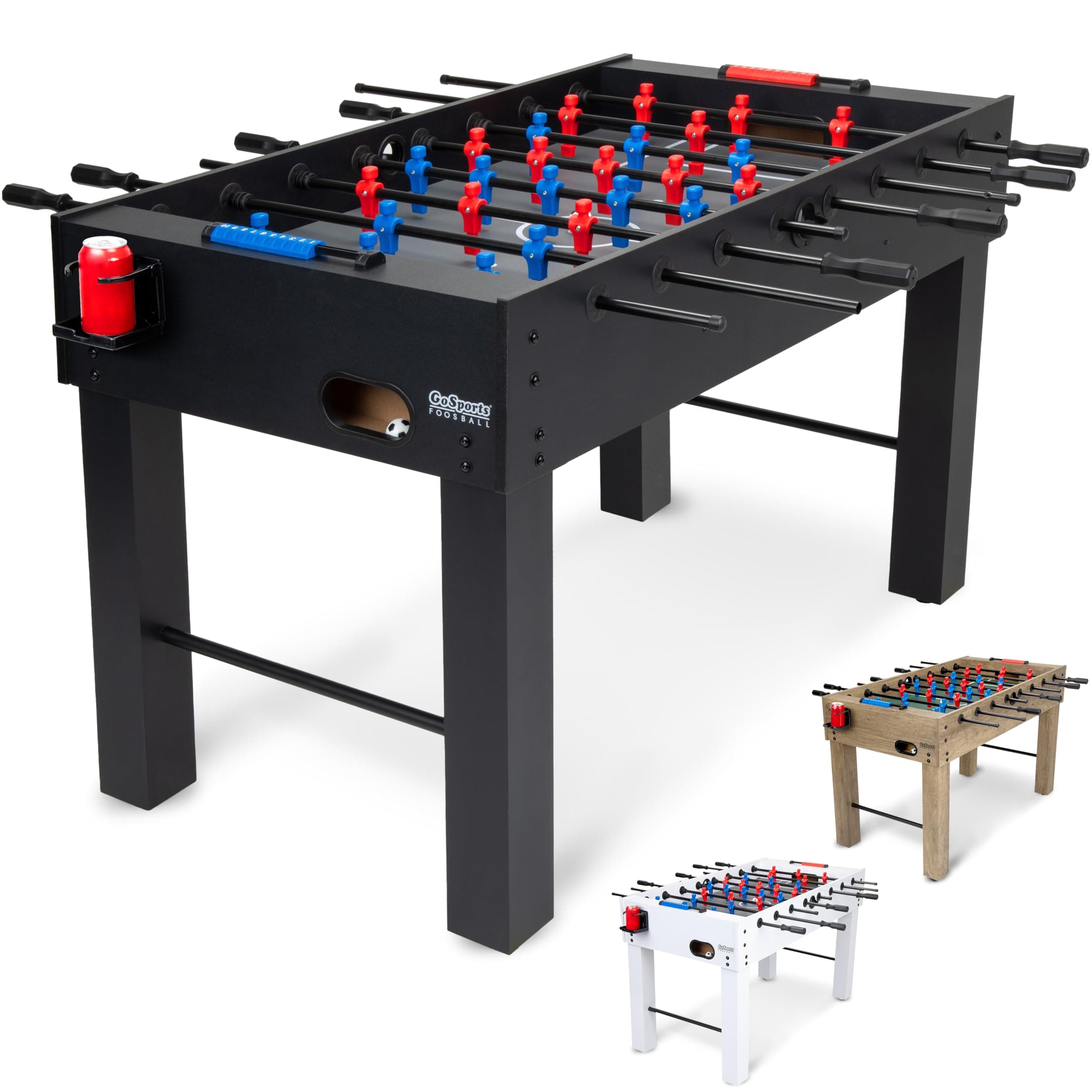 GoSports 54 Inch Full Size Foosball Table for Adults – Perfect for Home, Office or Game Room – Choose Color