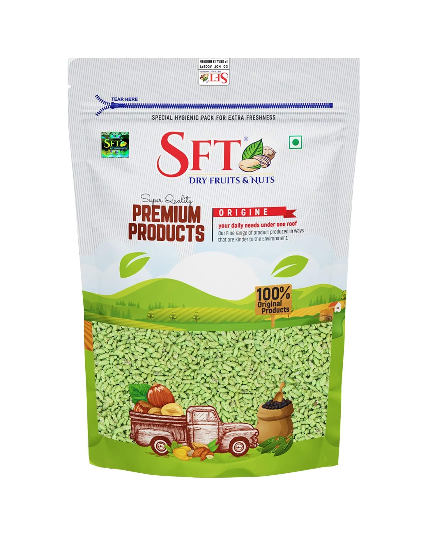 Fennel Seeds Peppermint Coated (Scented Mouth Freshner) 1 Kg
