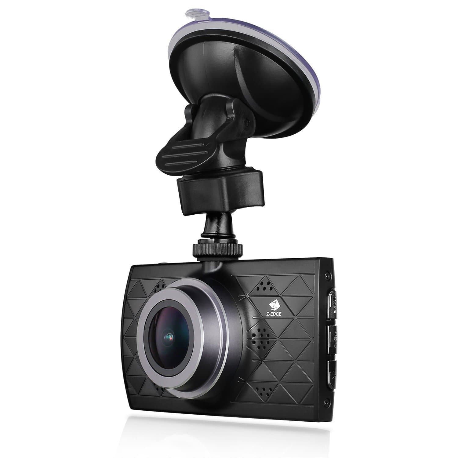 Z-Edge Z3 Upgraded Version Dash Cam, 1440P Quad HD Car Dashboard Camera with Ambarella A12 Chipset, 3-Inch Screen, Super HDR Night Vision, 155-Degree Wide Angle and 32GB Memory Card Included