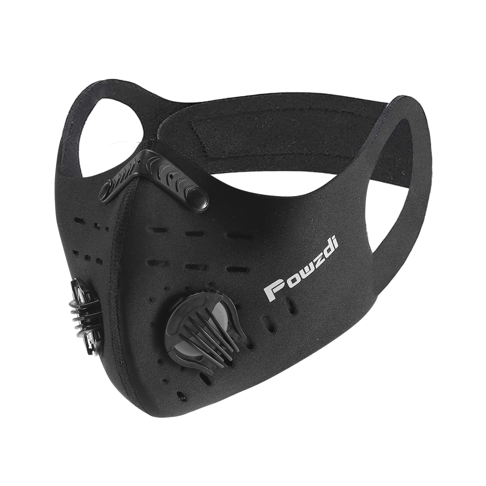 Dust Mask for Sports, Bicycle, Breathing and Training - Air Filter Mask With 5 Activated Carbon Filters for Men and Women - Running, Cycling, Valve Motorcycle and Outdoor Activities