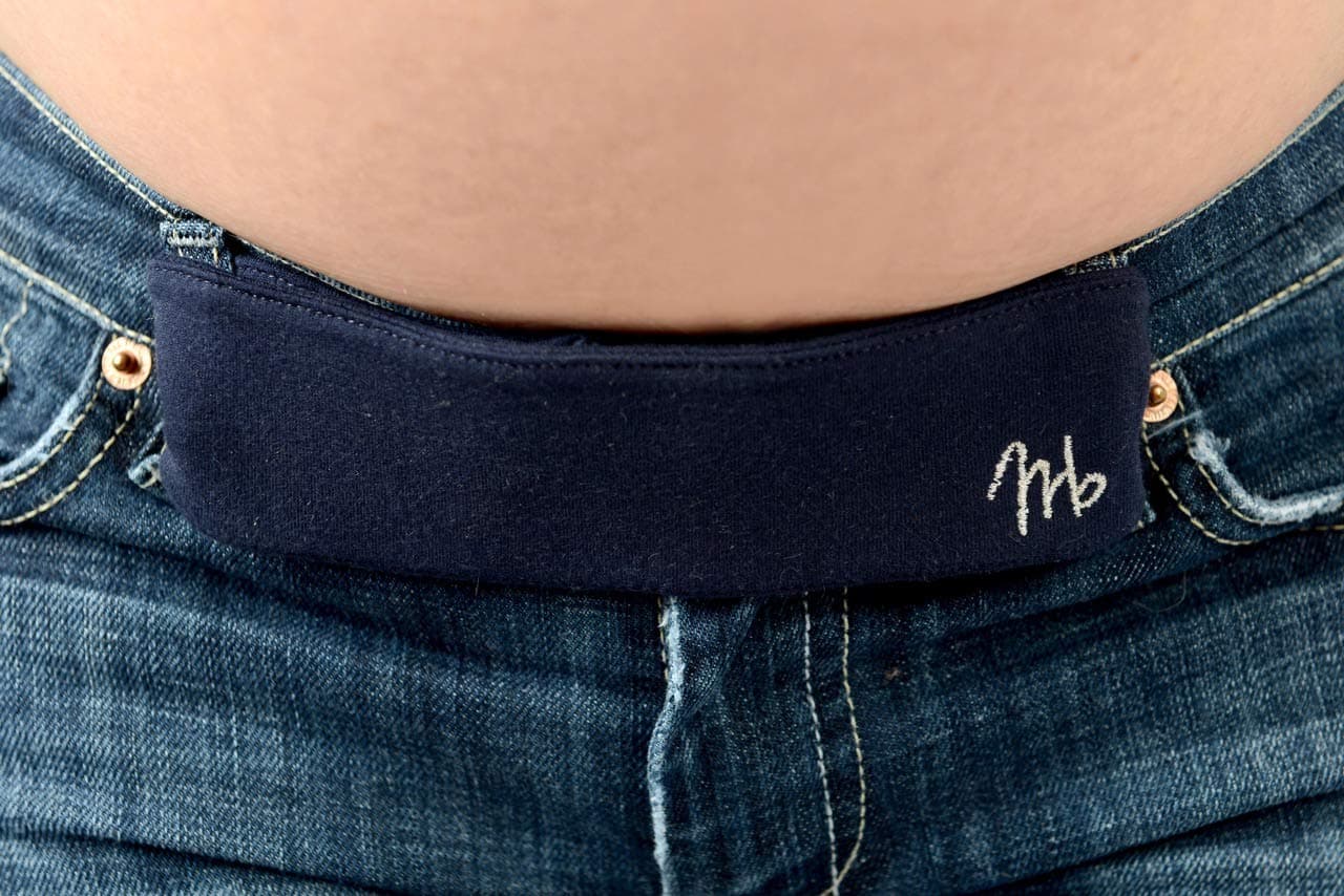 Maternity Belly Band — Instantly Extend Your Jeans, Pants & Shorts | Adjustable Waistband Extender for Pregnancy & Postpartum | Soft & Stretchy Maternity Clothes Accessory for Comfort & Support