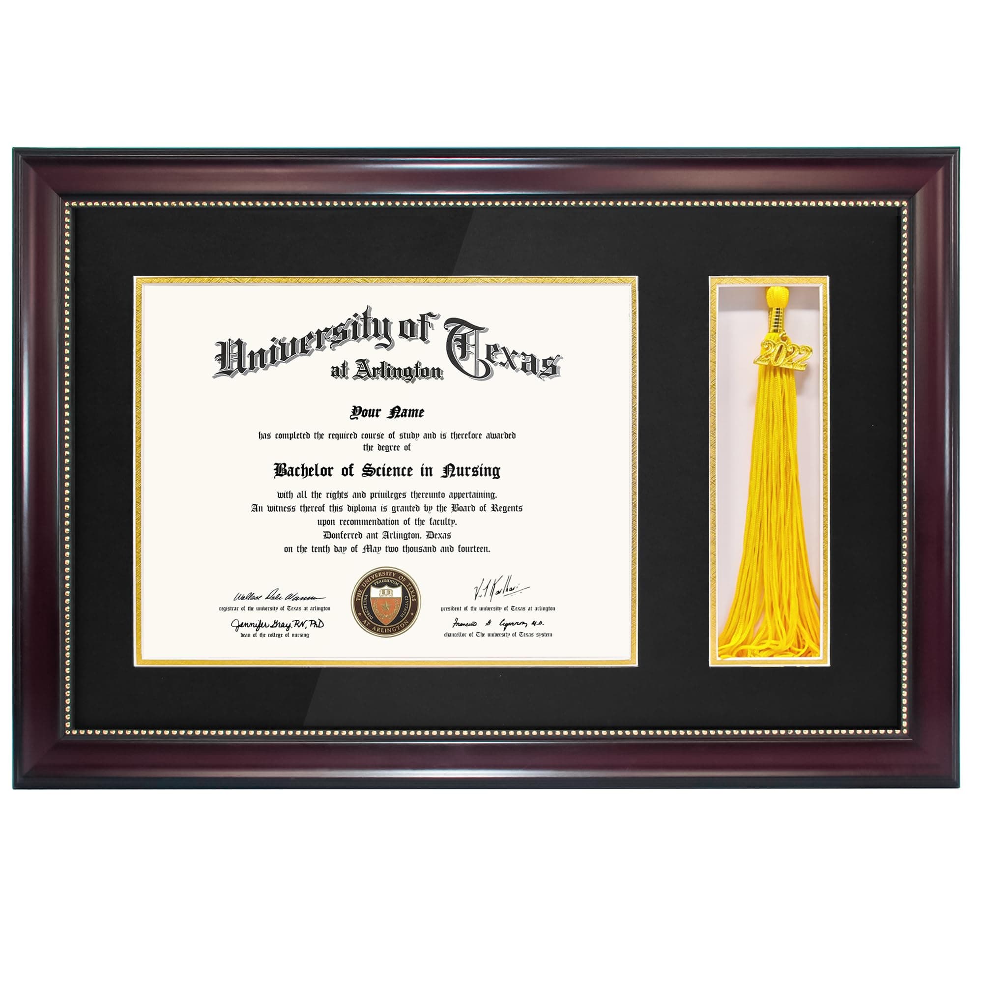 Diploma Frame with Tassel Holder
