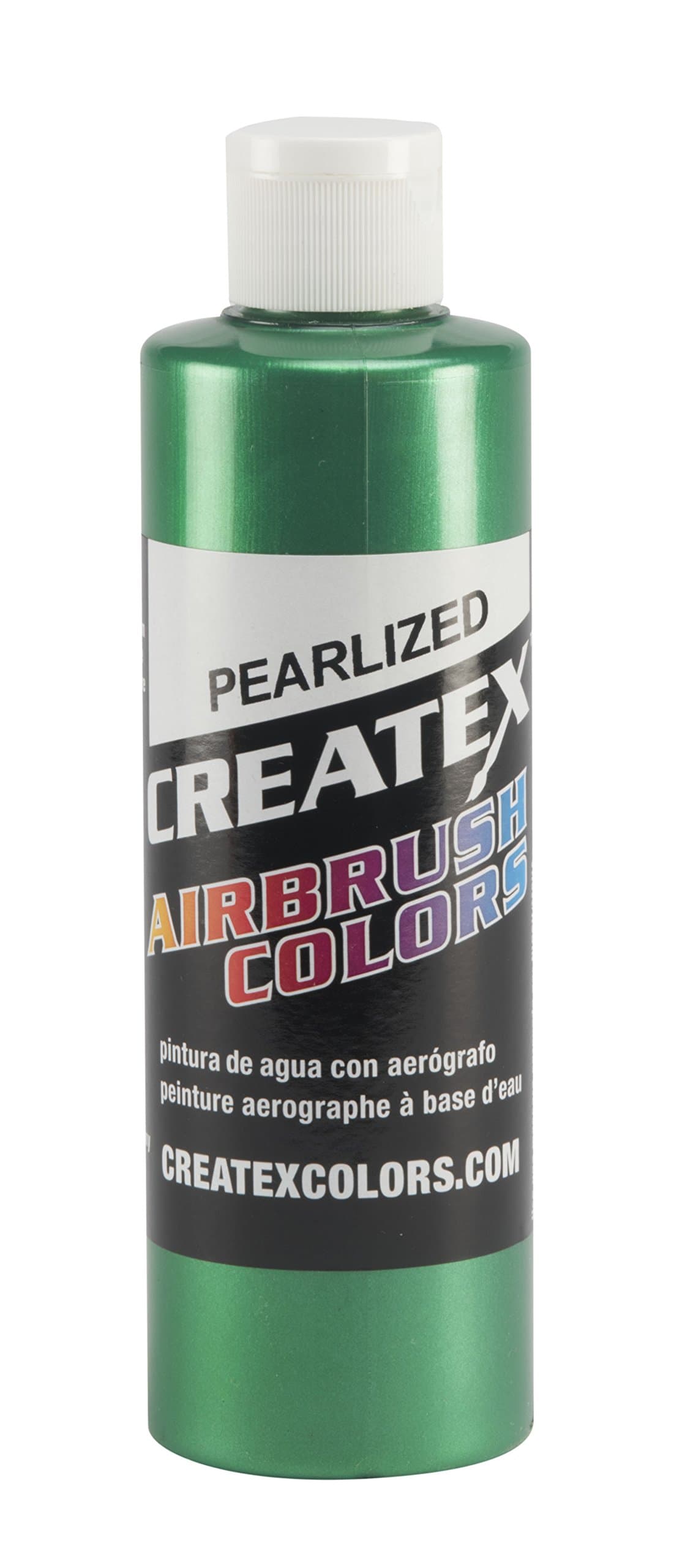 Createx Colors Paint for Airbrush, 8 oz, Pearl Green