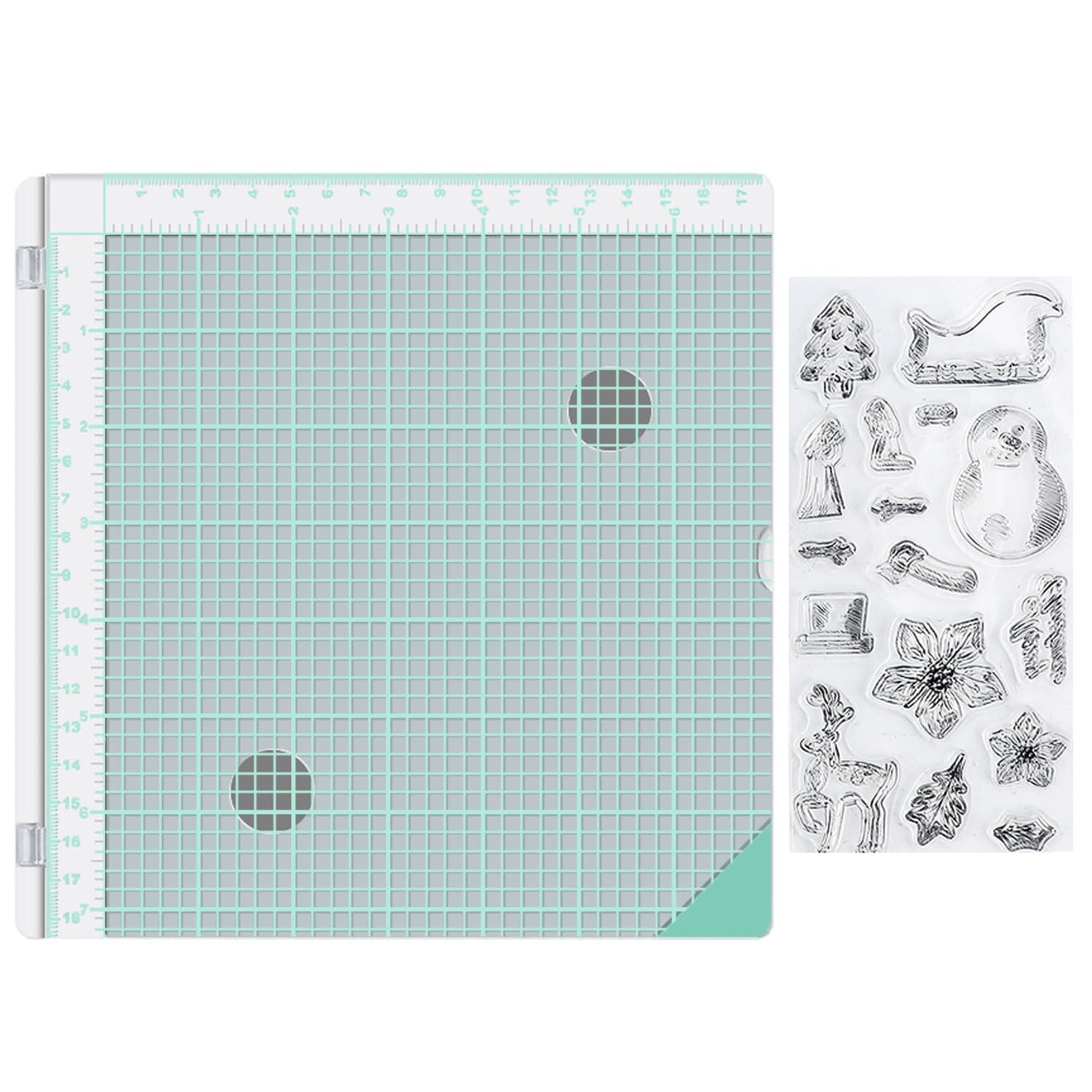 Stamp Platform Position Tool and 7" x 7" Base for Precision Craft Stamping