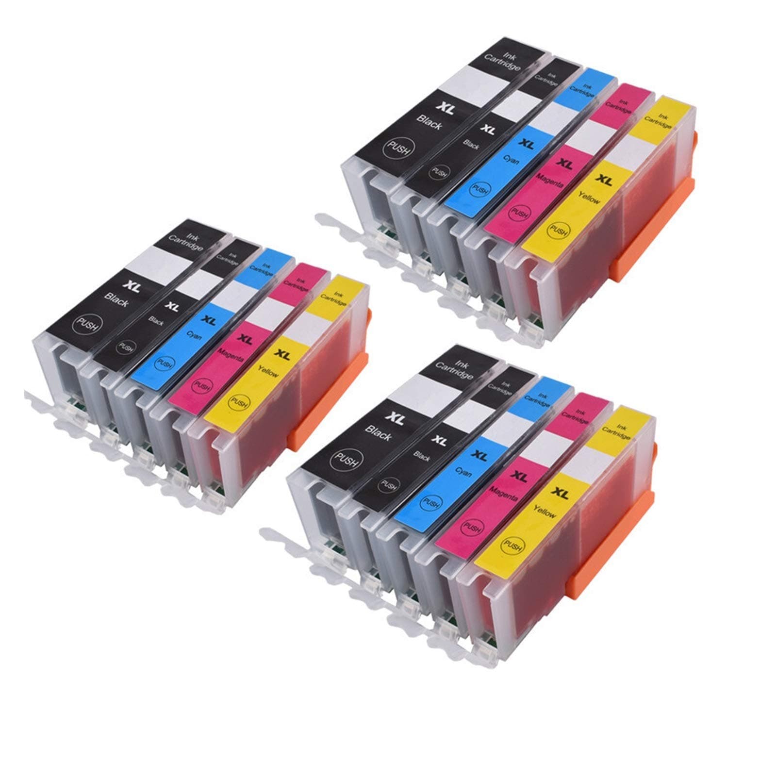 JINSUO PGI470 PGI-470 BK 470 C LI 471 compatible ink cartridge for canon PIXMA MG5740 MG8640 TS5040 TS6040 TS 5040 TS6040 MG 5740 (Color : 3PGBK3BK 3C 3M 3Y)