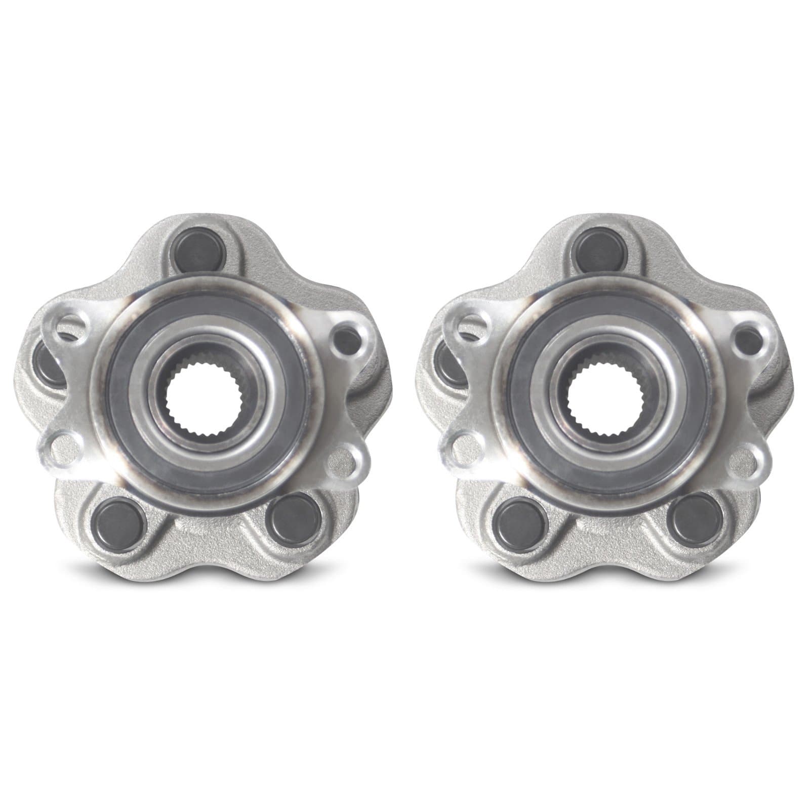 4 to 5 Lug Wheel Bearing Conversion Hub Rear Pair for 89-99 S13/S14 Nissan 240SX