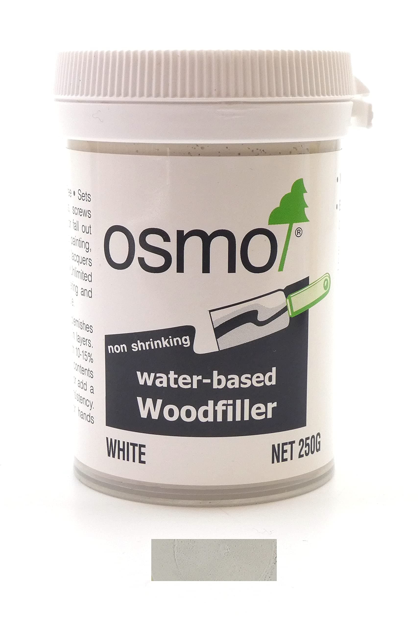 Osmo water-based Woodfiller 250g (White)