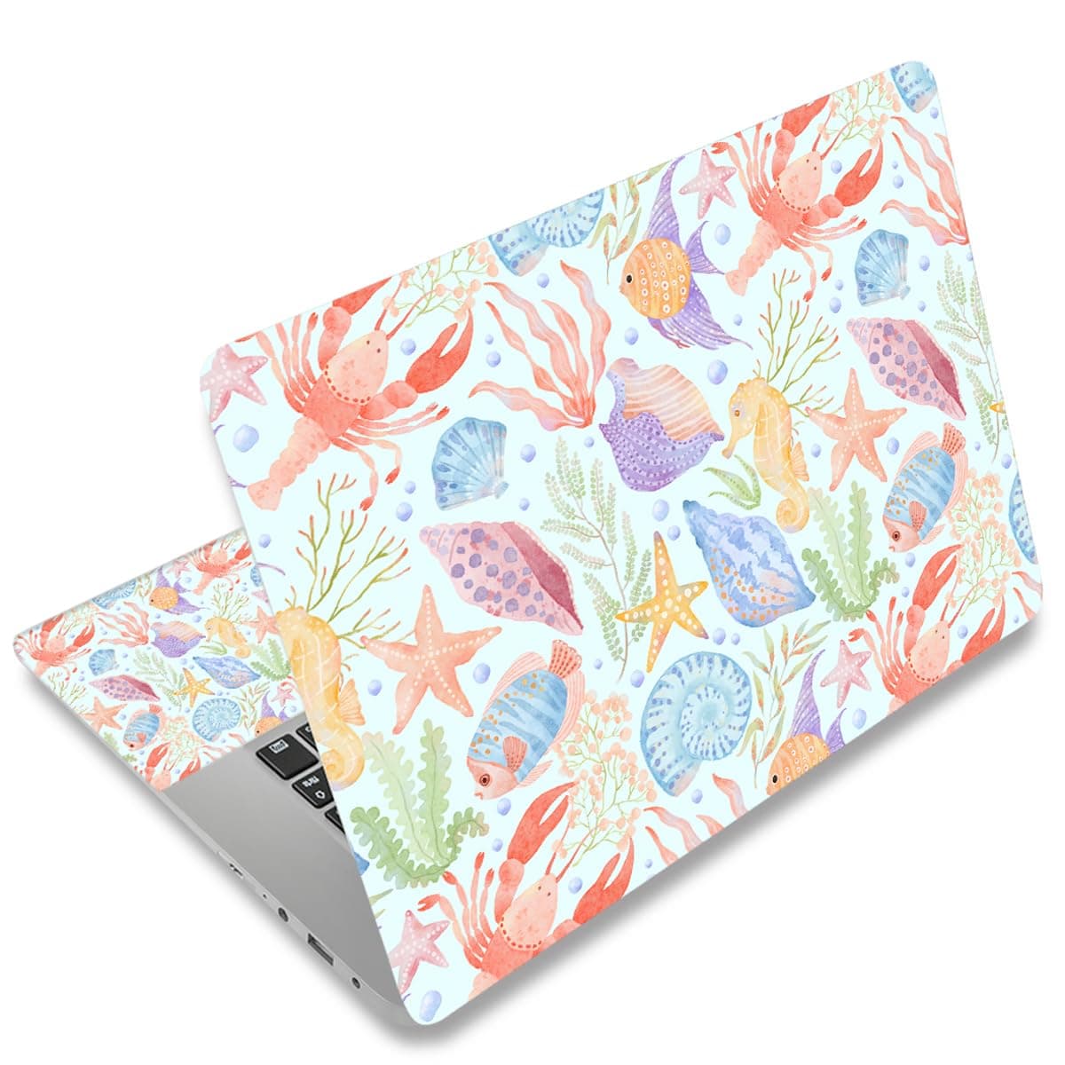 icolor Laptop Skin Sticker Decal 12 13 13.3 14 15 15.4 15.6 inch Personalized Universal Notebook Vinyl Skin Stickers Cover Art Decal Computer Protector (070)