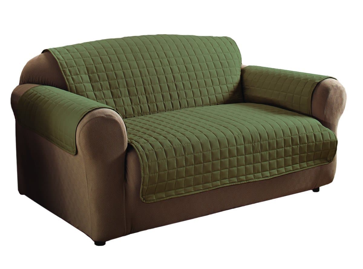(sage, loveseat) - Microfiber Loveseat Furniture Protector