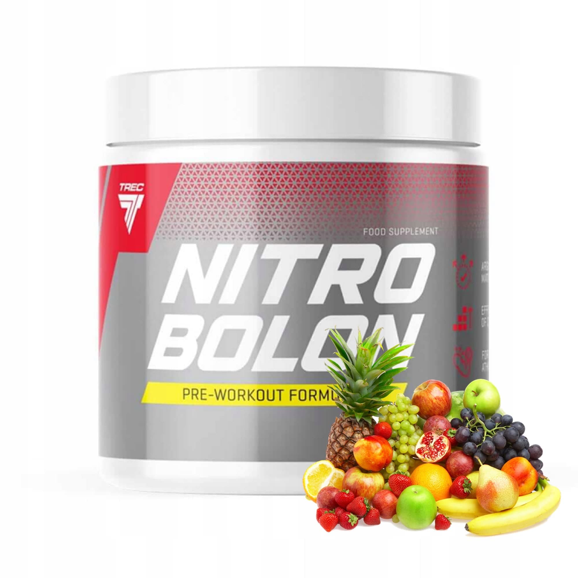 Nitrobolon - Advanced Pre-Workout Formula with Creatine Stack, Performance Enhancer, Boosts High Intensity Workouts & Rapid Absorption (300g, Tropical)