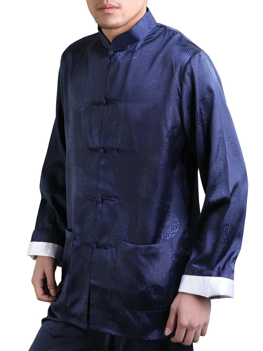Men's Enter the Dragon Chinese Clothing Shirt with Free Matching Pants