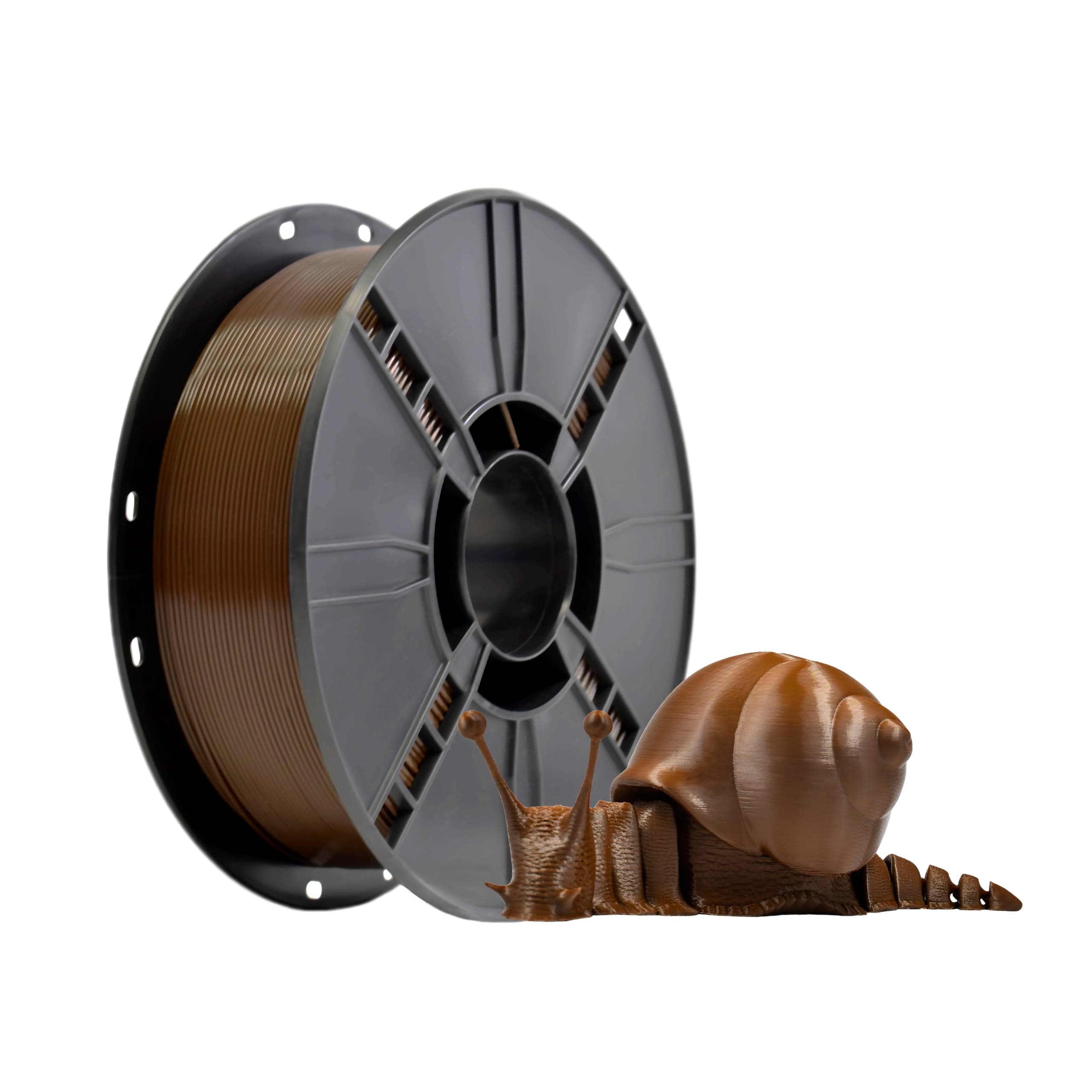 iBOSS PLA Pro Filament 1.75mm Brown 1KG, 3D Printer Filament Dimensional Accuracy +/- 0.02mm, 1kg Cardboard Spool(2.2lbs) 3D Printing Filament Fits for Most FDM 3D Printers