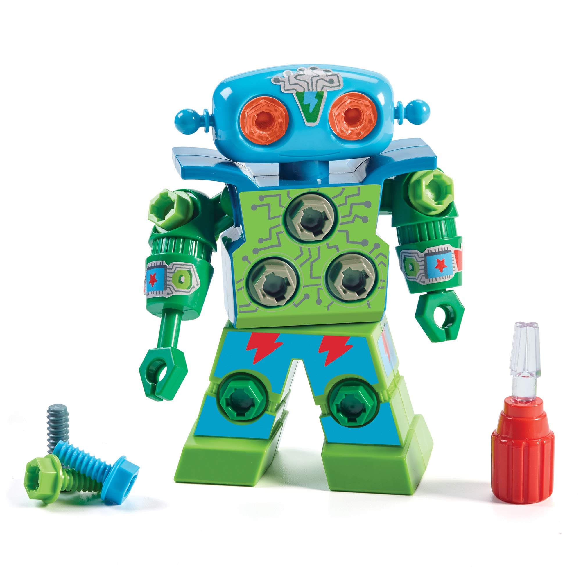 Learning Resources Design and Drill Robot, Ages 3+, Kids Construction Toy, STEM Building and Fine Motor Skills