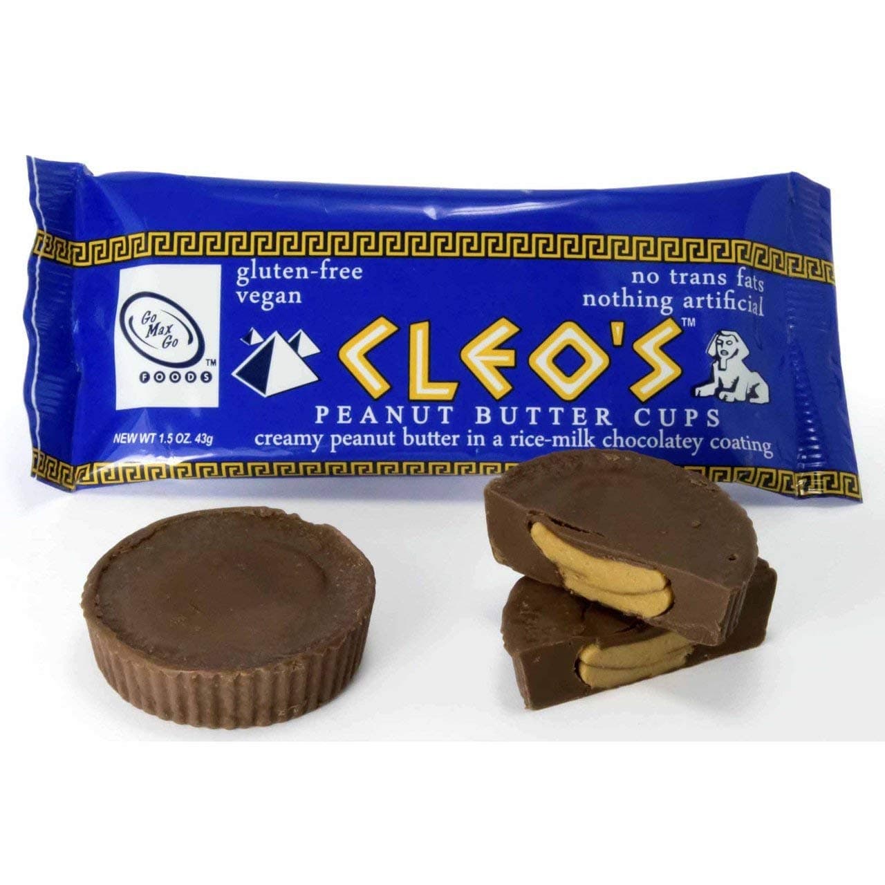 Go Max Go, Vegan Peanut Butter Cups, Cleo's (Pack of 12)