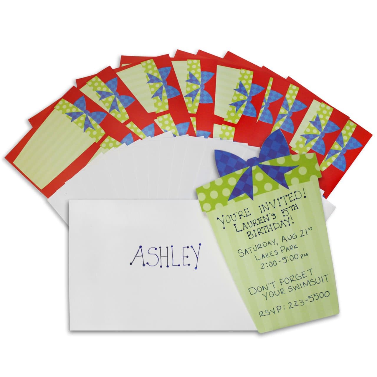 Ampad Printable Die-Cut Invitations – Present Box